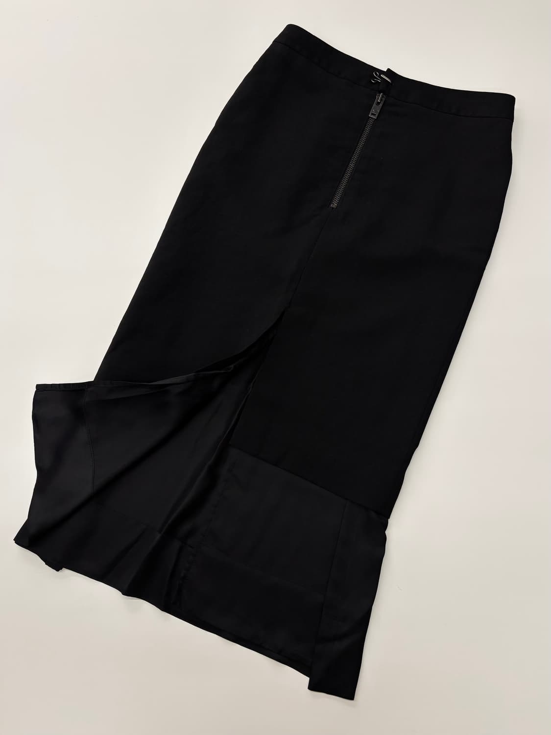 Maison Margiela 메종 마르지엘라 블랙 울 레이어드 스커트 상품이미지4