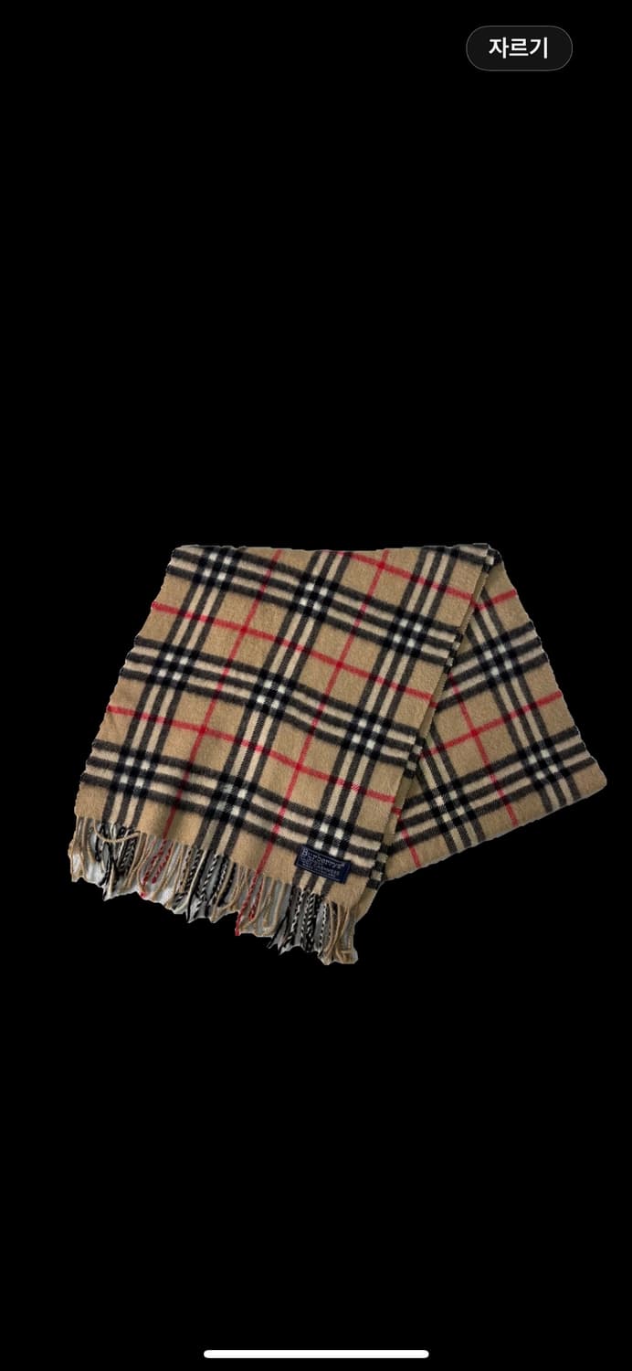 정품 버버리 캐시미어 머플러 상품이미지3