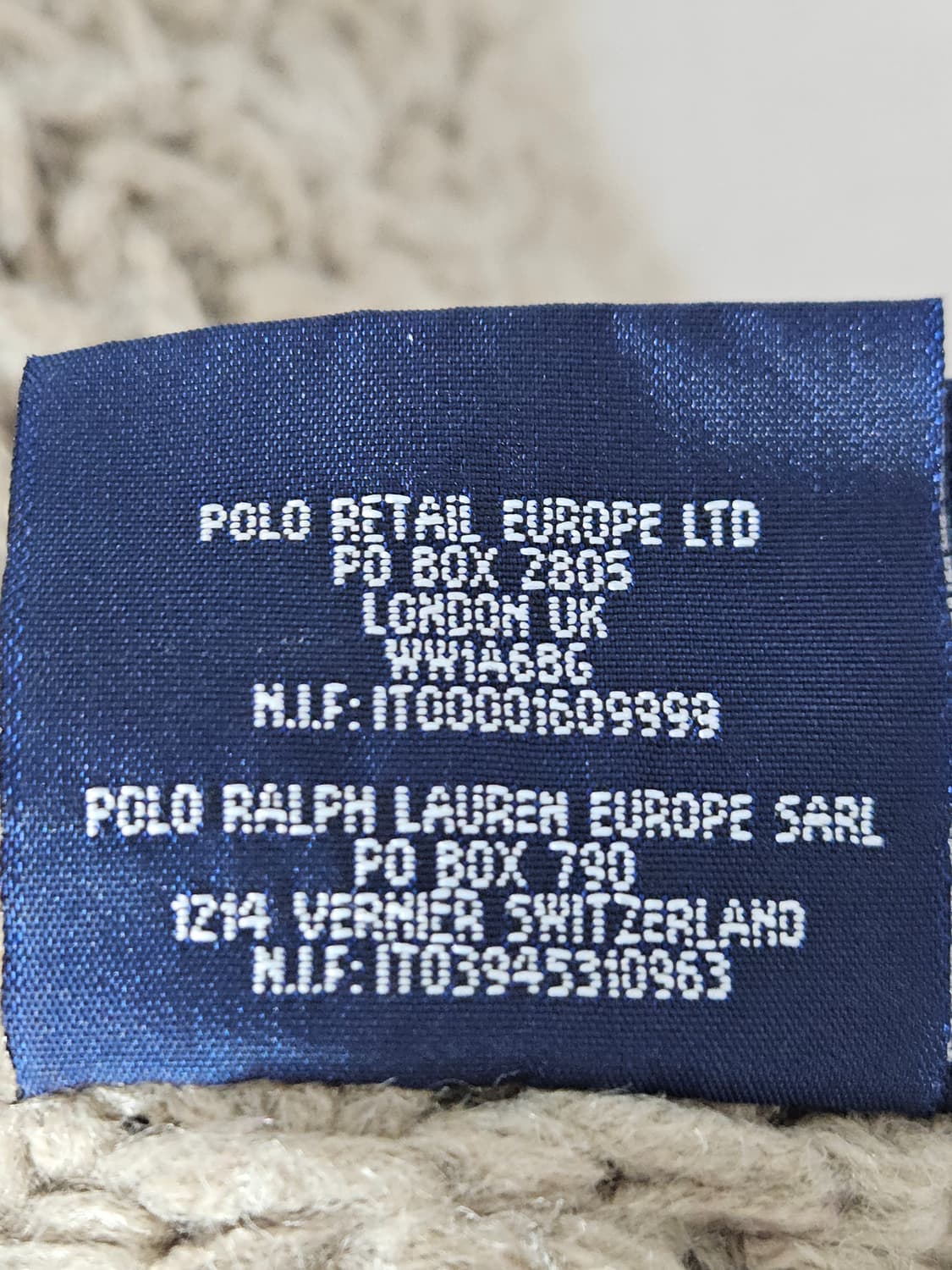 폴로 랄프로렌 숄카라 케이블 코트 가디건 니트 헤비 L 상품이미지6