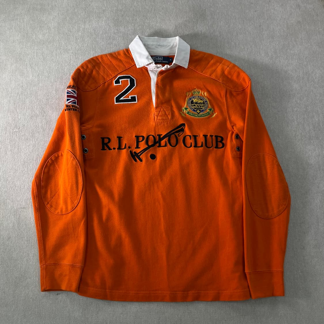 95 폴로랄프로렌 오렌지 P-C 브리티안 럭비티 상품이미지1