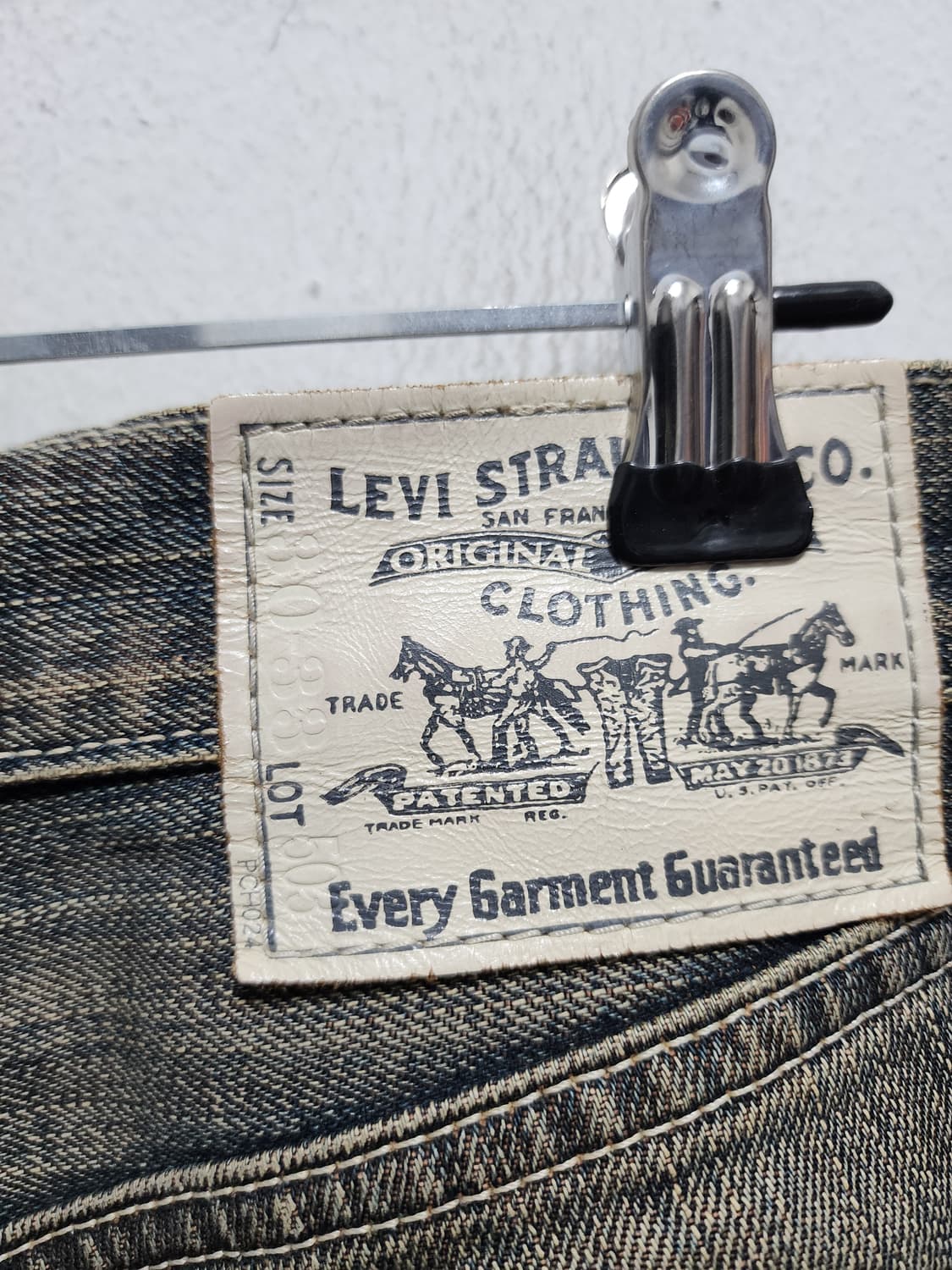 리바이스 503 데님 빈티지 워싱진 상품이미지6
