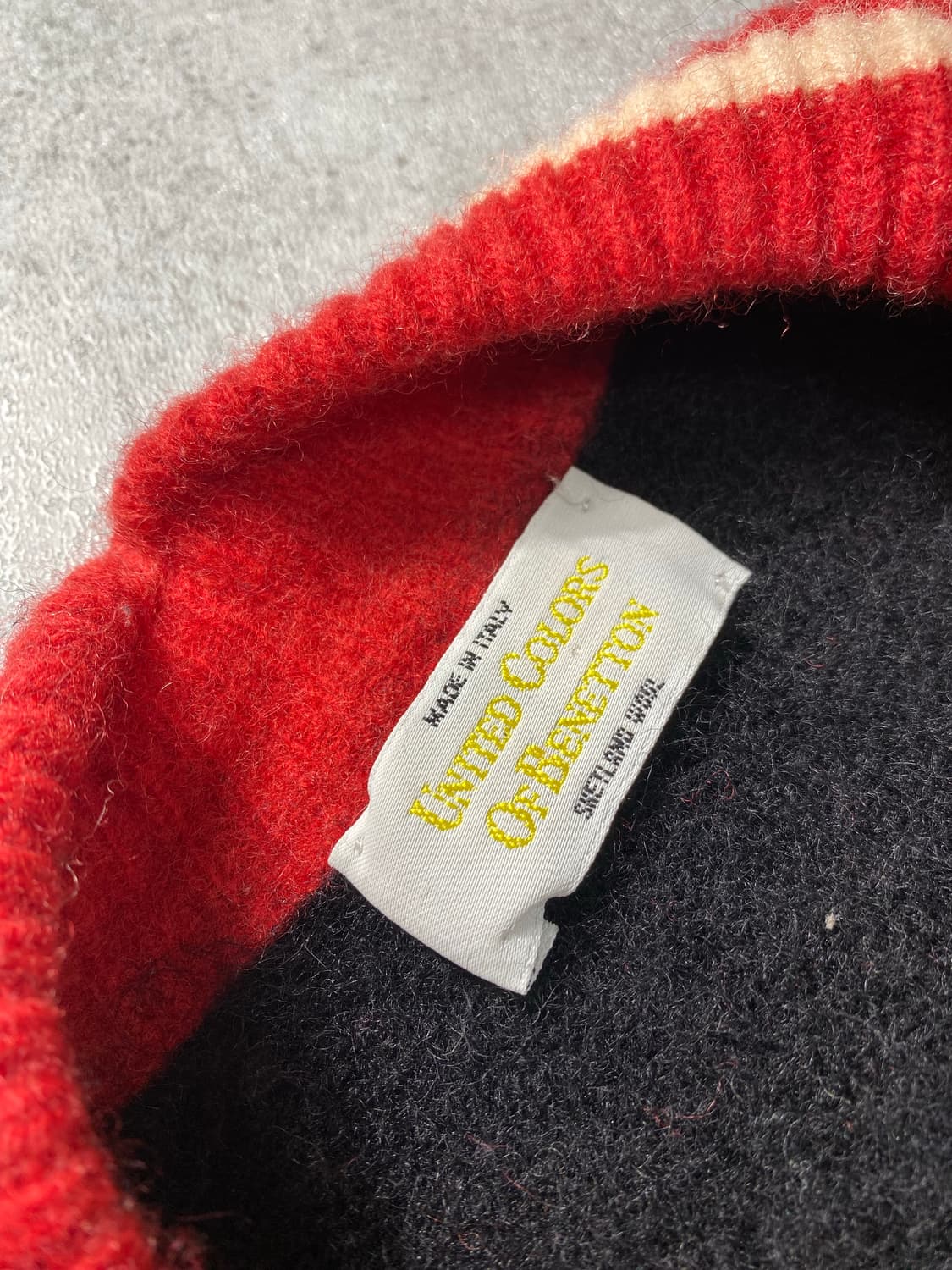 [54] 90s Benetton 베네통 이태리 메이드 퓨어울 니트가디건 상품이미지5