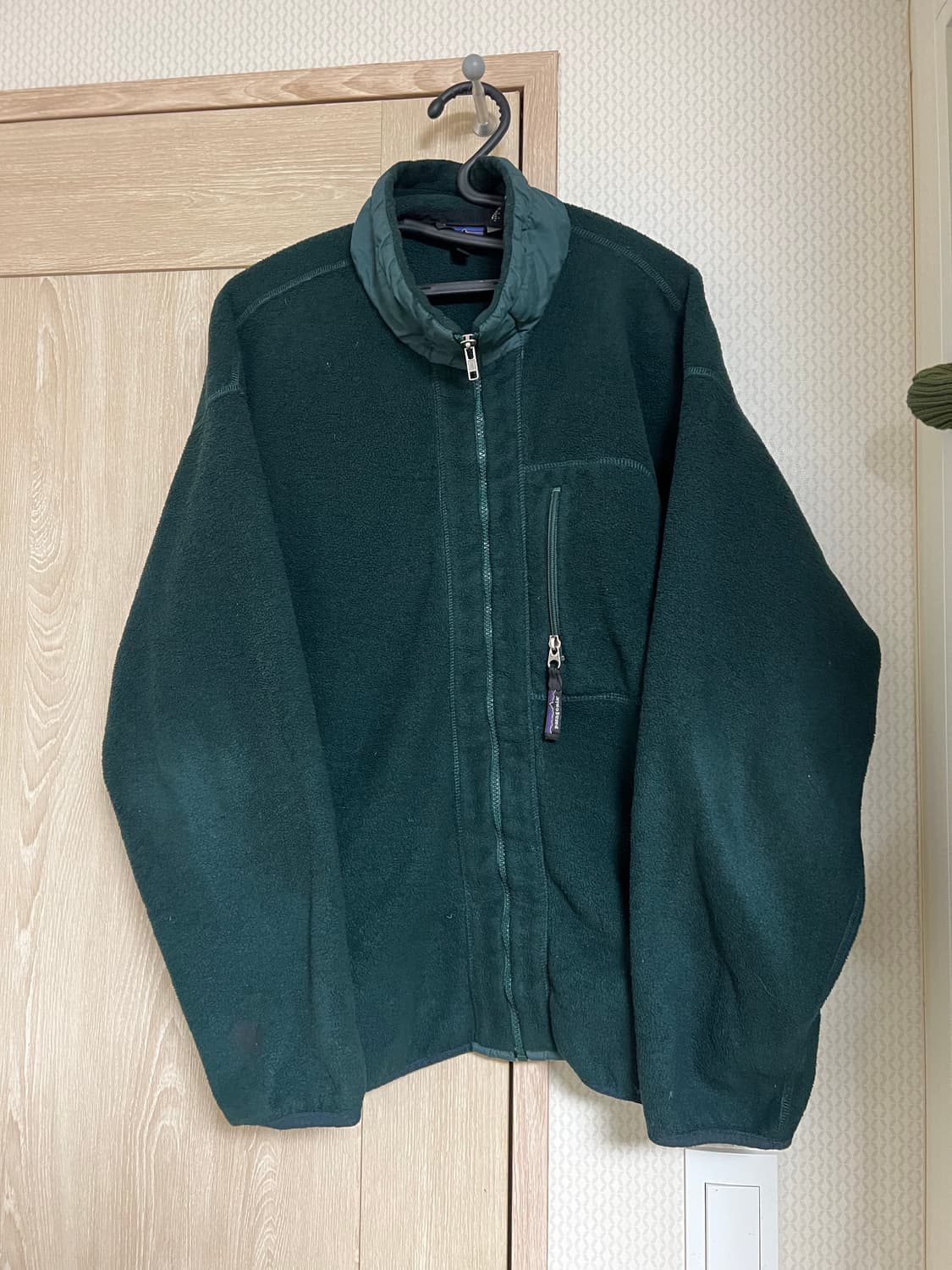90s 빈티지 파타고니아 딥그린 신칠라 딥파일 플리스 후리스 상품이미지1