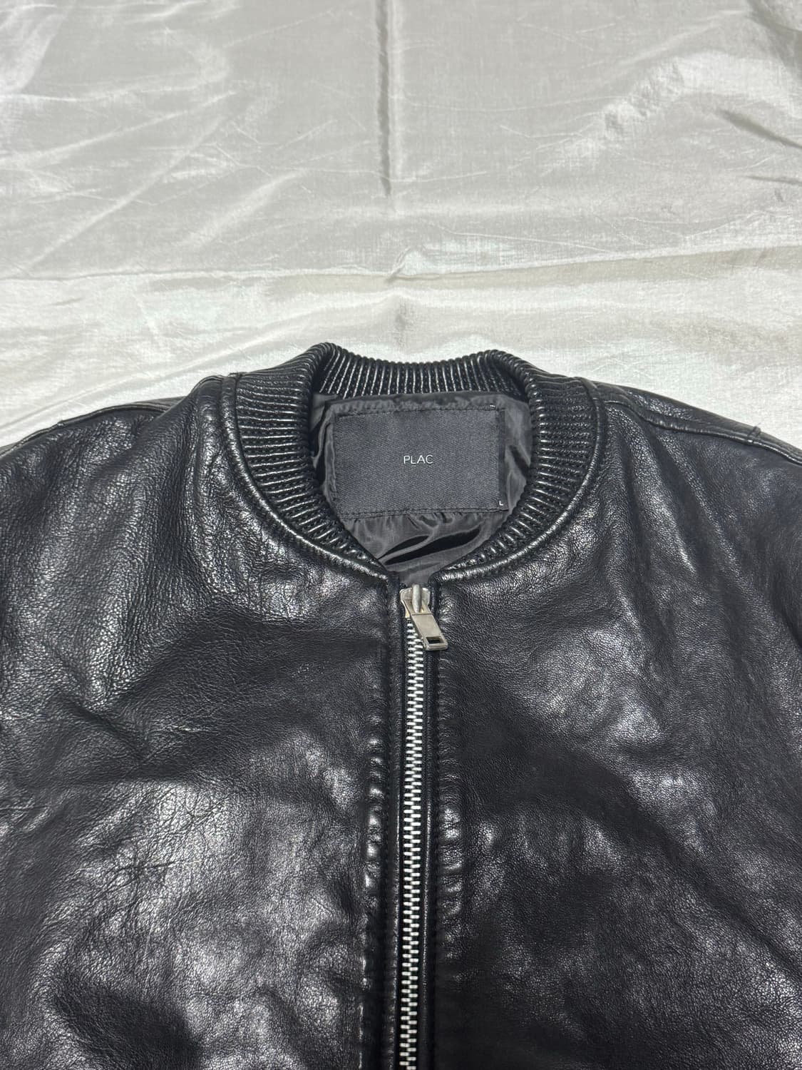 (예약)Pocket Detail Leather Jacket 상품이미지4