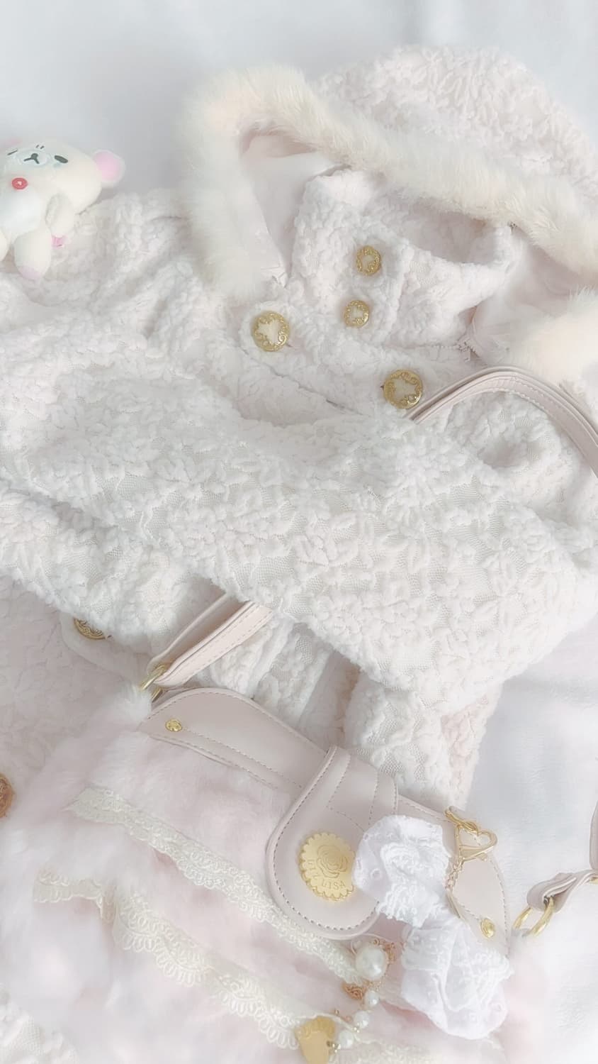 리즈리사 고전 핑크 레이스 코트 히메갸루 라떼갸루 상품이미지1