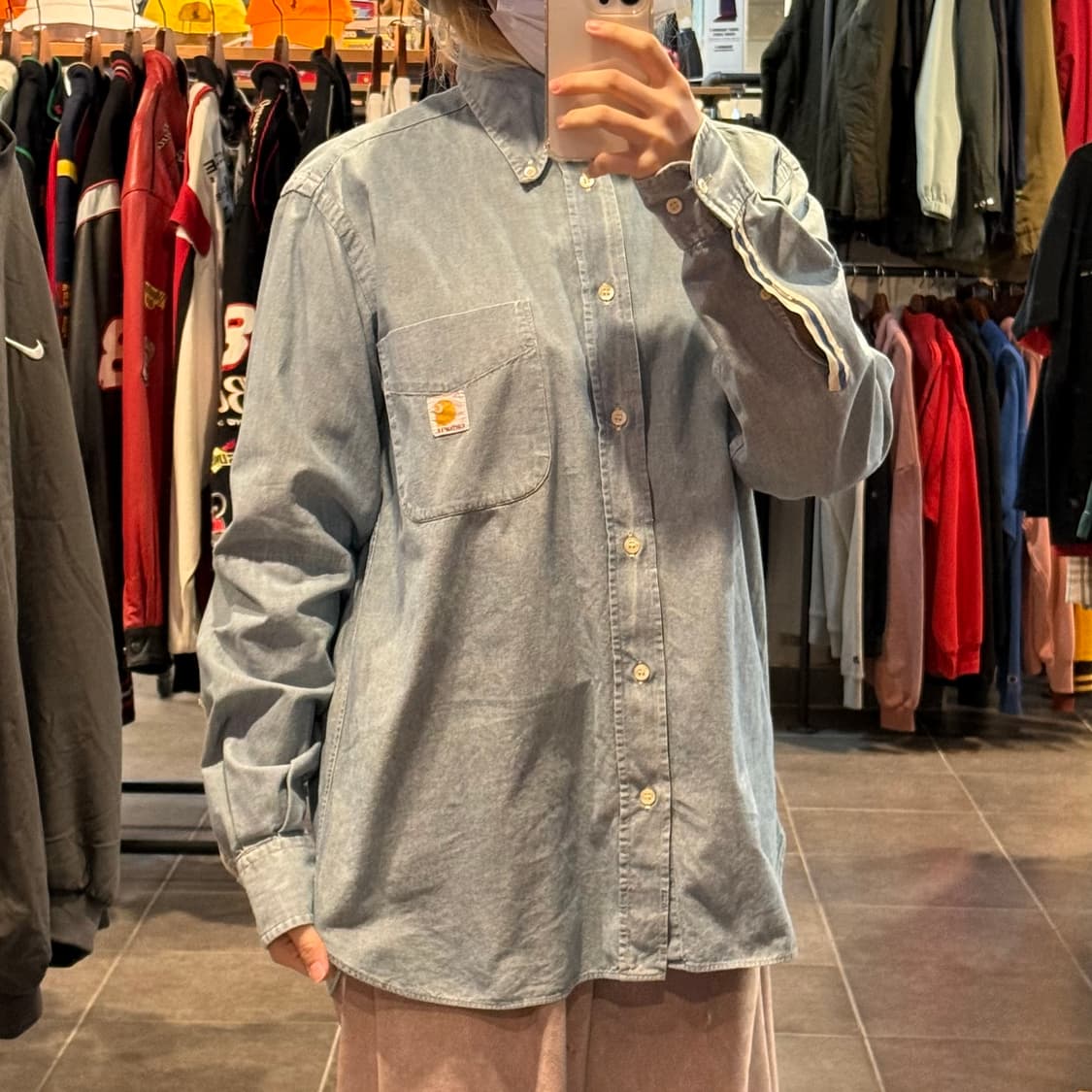 [NO.9] 칼하트 데님 긴팔셔츠 상품이미지3