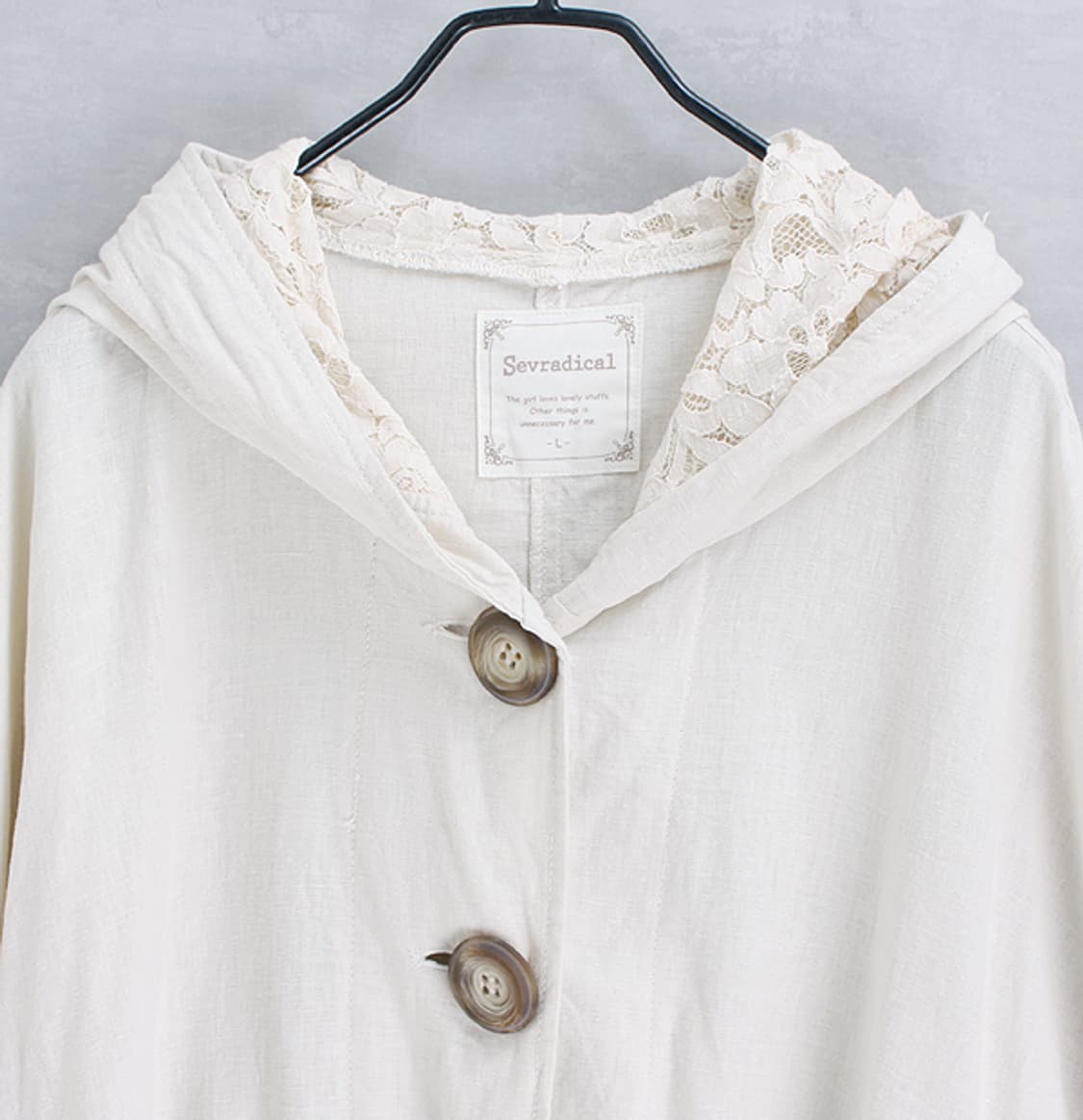 Sevradical linen blend cape _ S3883 상품이미지2