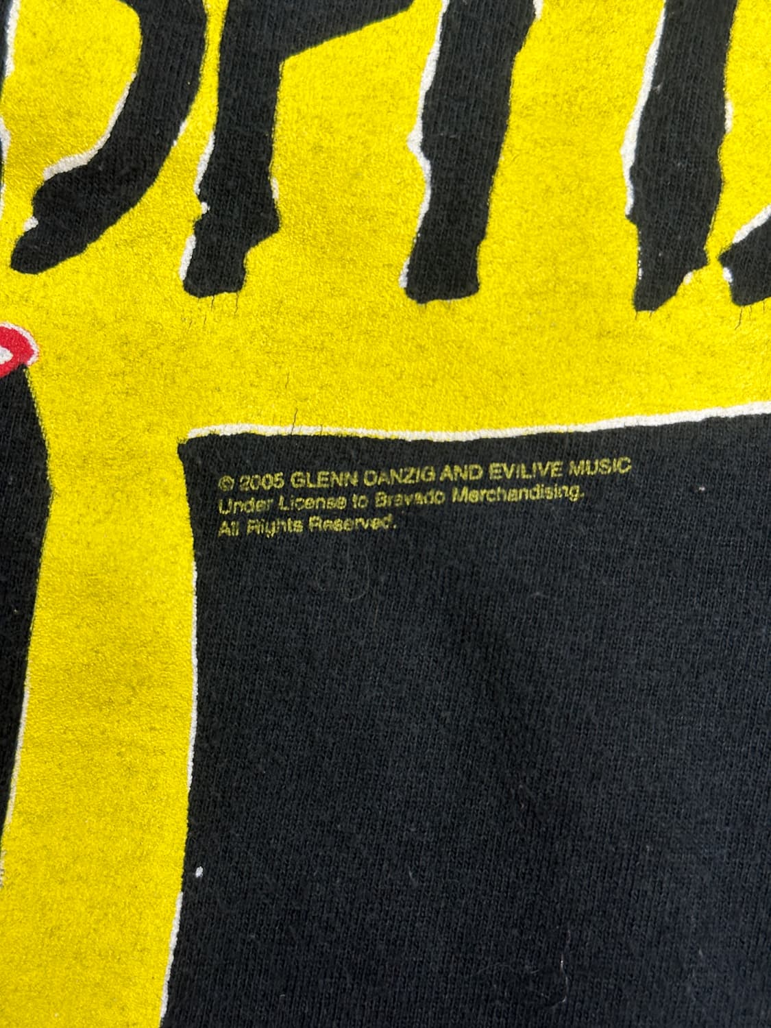 2005' MISFITS 호러 비즈니스 티셔츠 L 상품이미지4