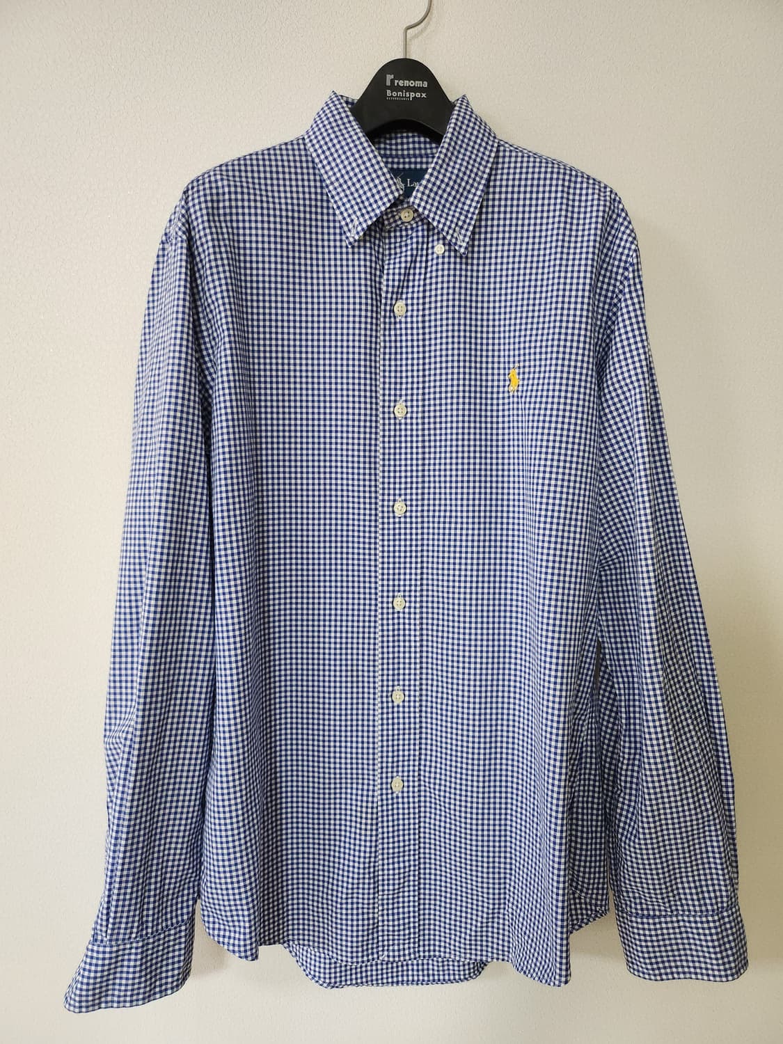 폴로랄프로렌 깅엄체크셔츠 (M 상품이미지3