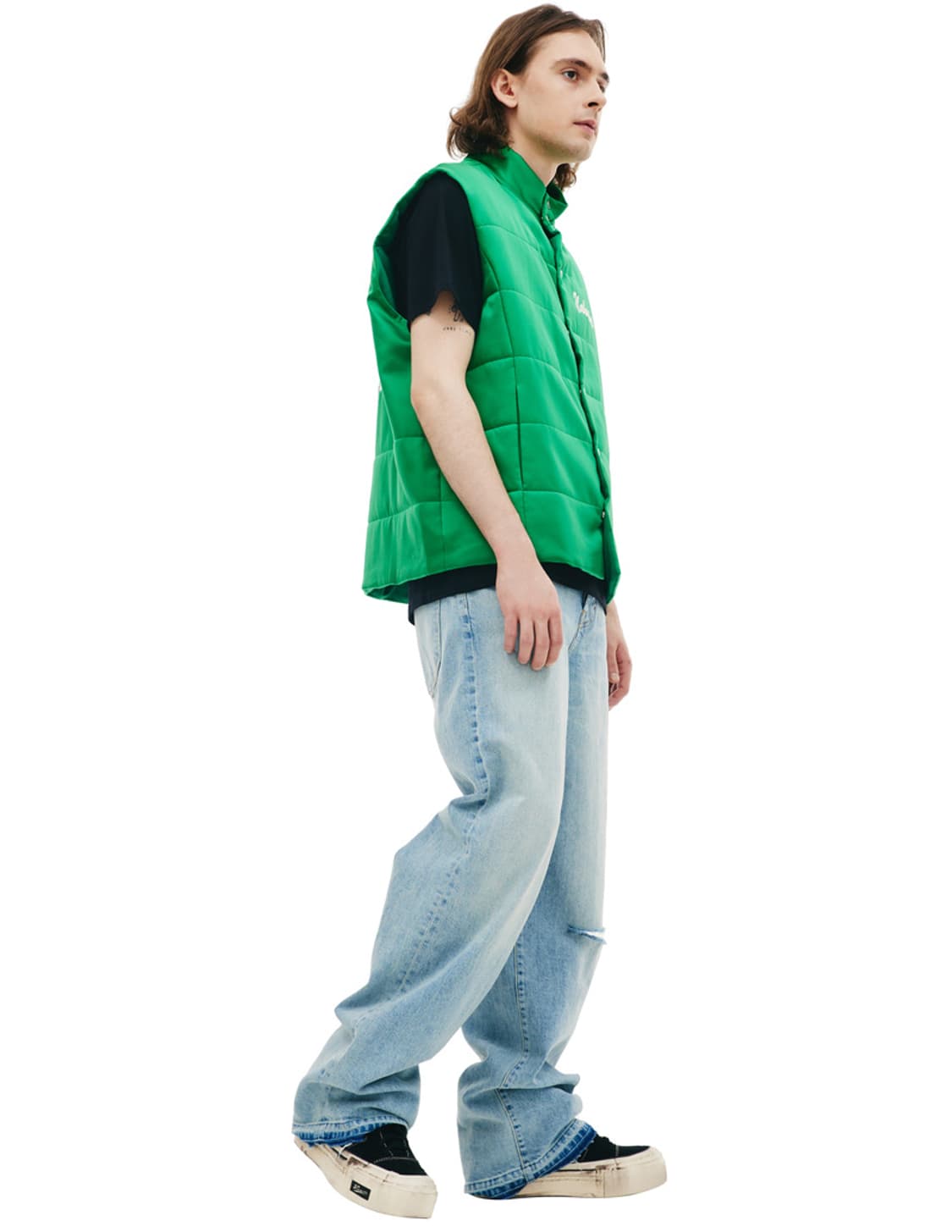 NAHMIAS 나미아스 미라클 아카데미 실크 베스트 그린 M사이즈 상품이미지5