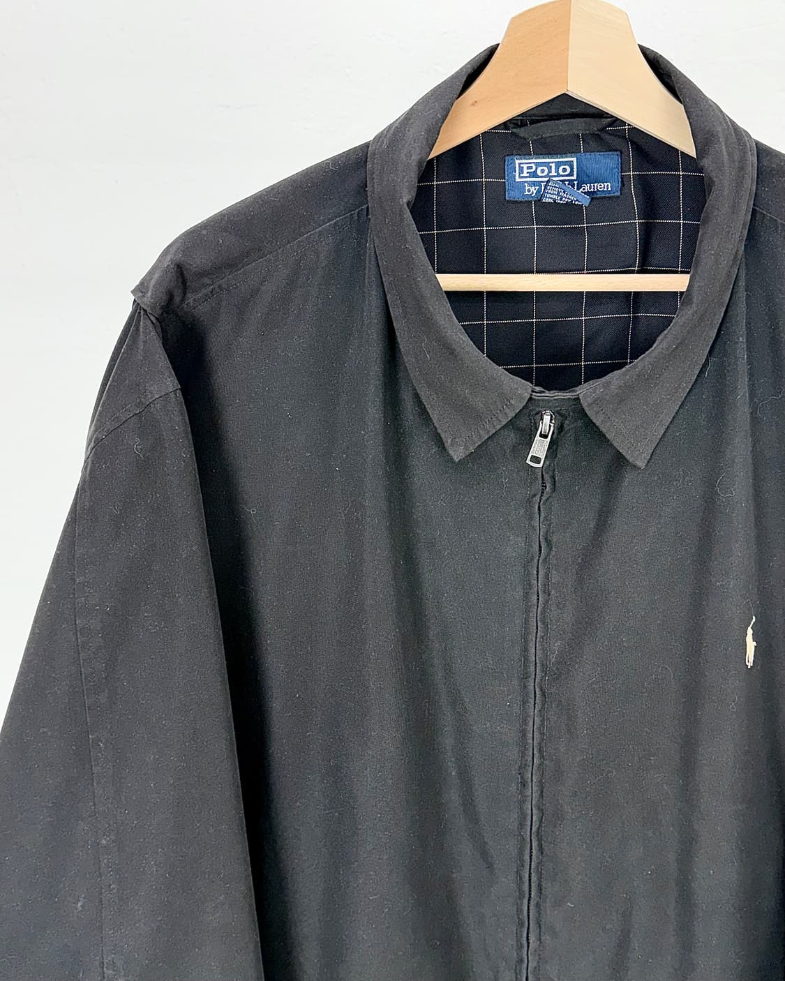 폴로 랄프로렌 블랙 오버 폴리쉘 바이 스윙 자켓 상품이미지2