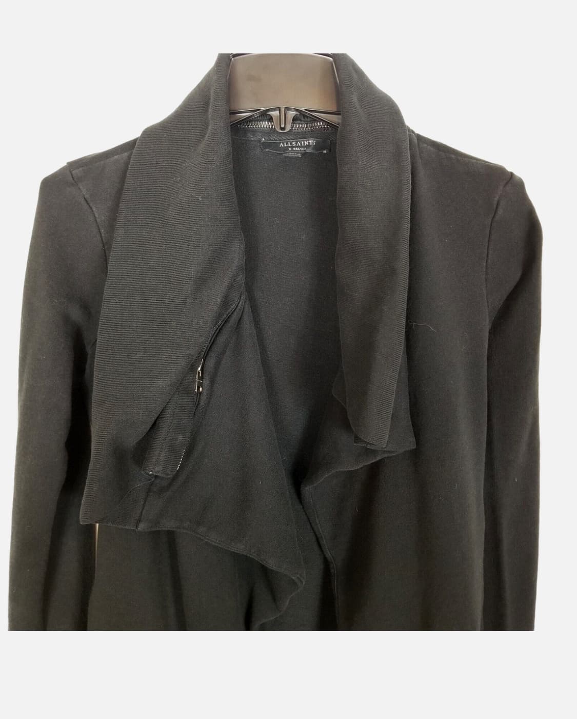 올세인츠 드레이프 지퍼 가디건 판매 상품이미지3