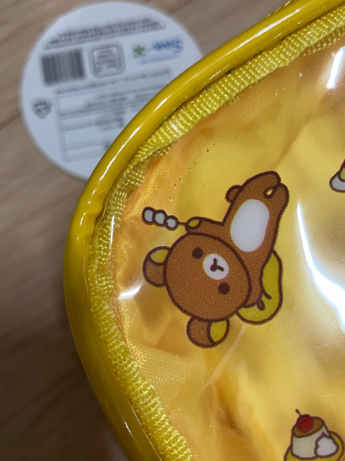 CU 씨유 빼빼로 콜라보 리락쿠마 투명 PVC 파우치 상품이미지3