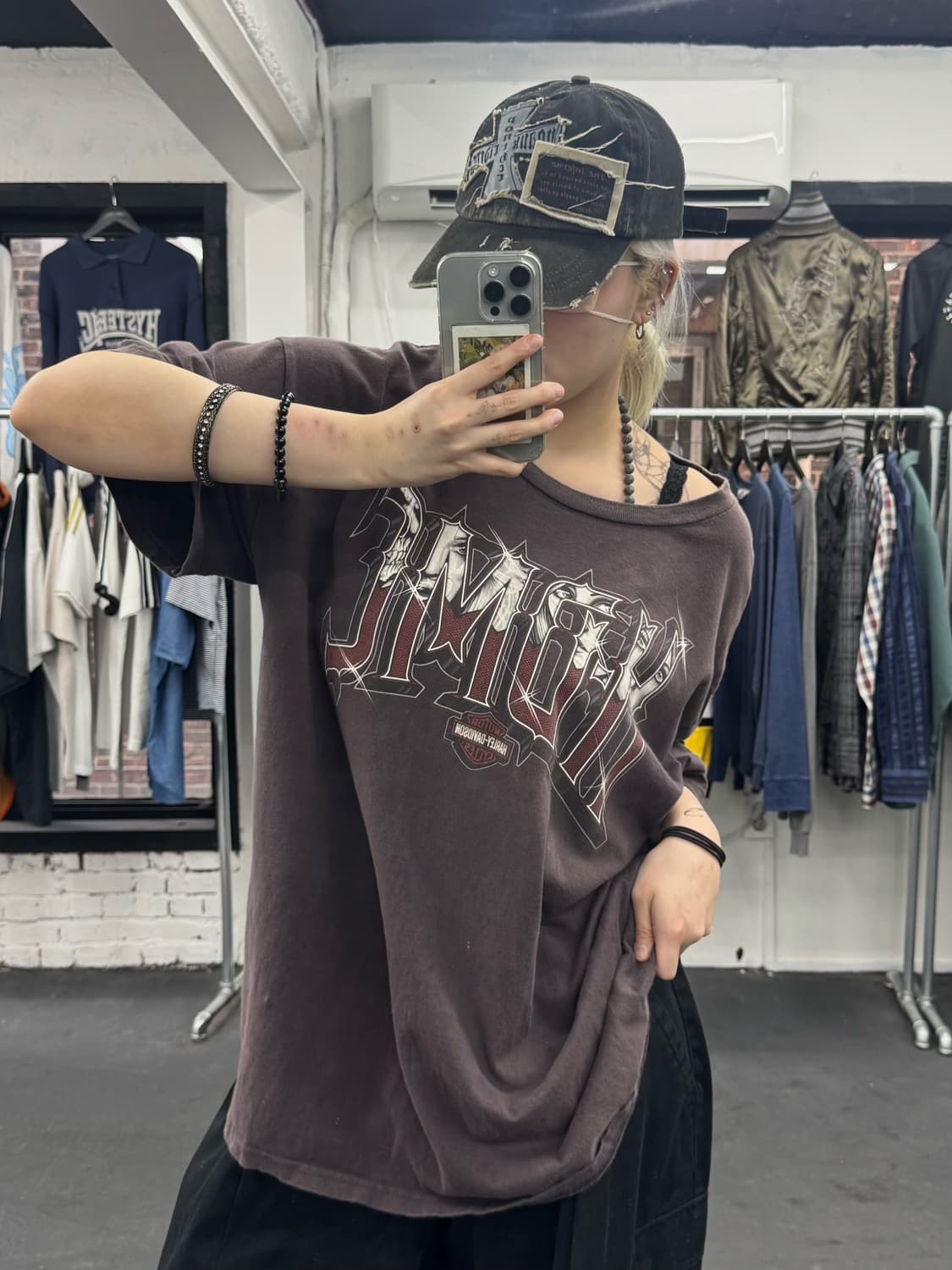 할리데이비슨 프린팅 티셔츠 상품이미지1