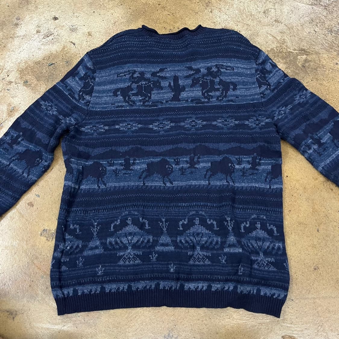 폴로 랄프로렌 네이비 빈티지 니트  상품이미지4