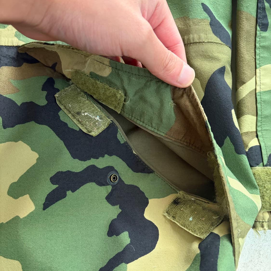 알파 인더스트리 빈티지 우드랜드 고어텍스 자켓 S 상품이미지6