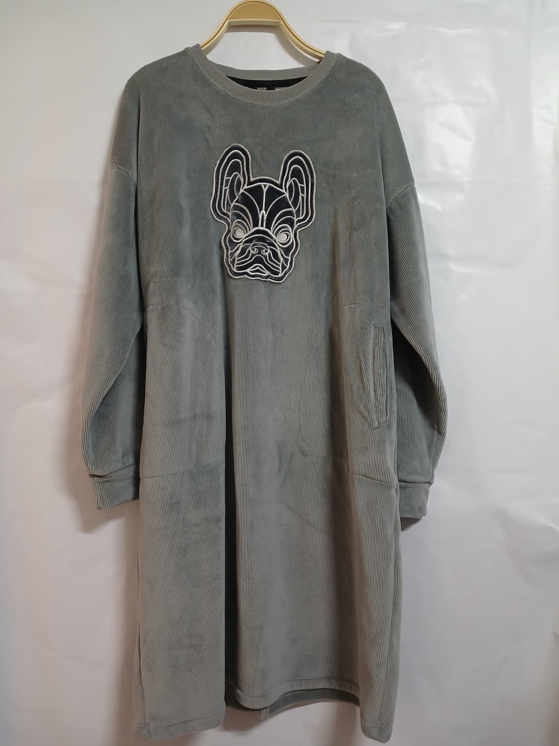 (프리사이즈)라이프워크 코듀로이 벨로아 안감 원피스 상품이미지1