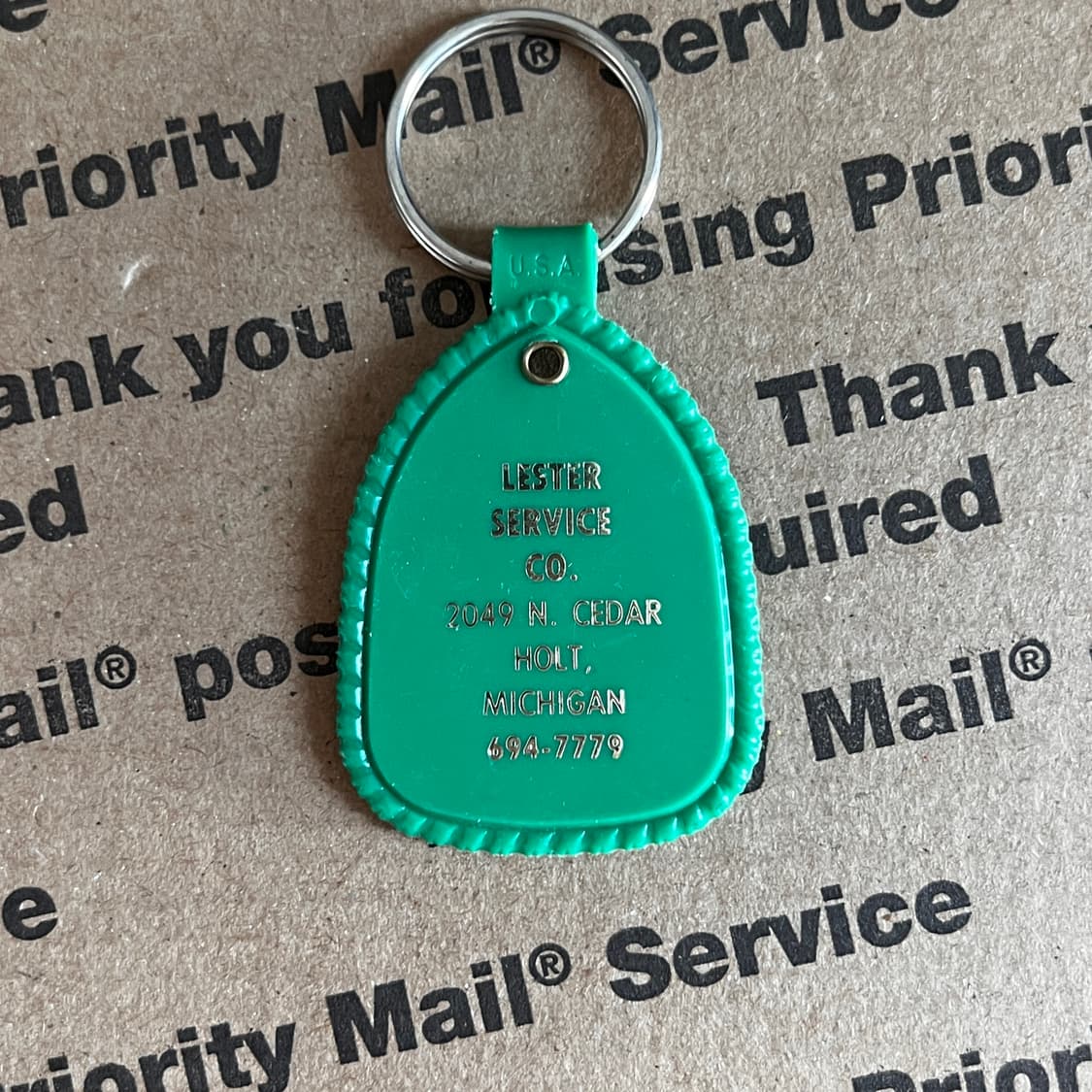 90s vtg Lester Motel Keyring 상품이미지1