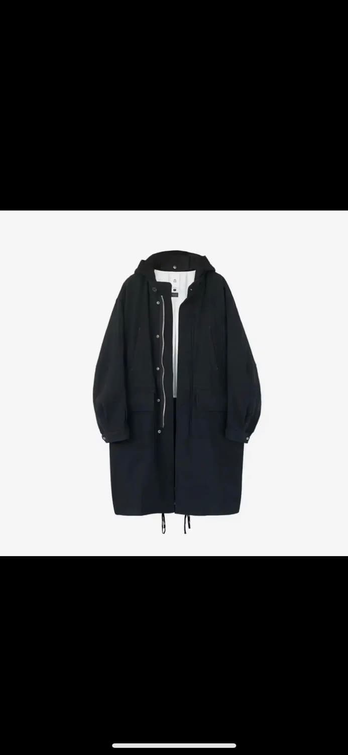 폴리테루 울 모즈 코트 패디드 라이닝 2사이즈 상품이미지1