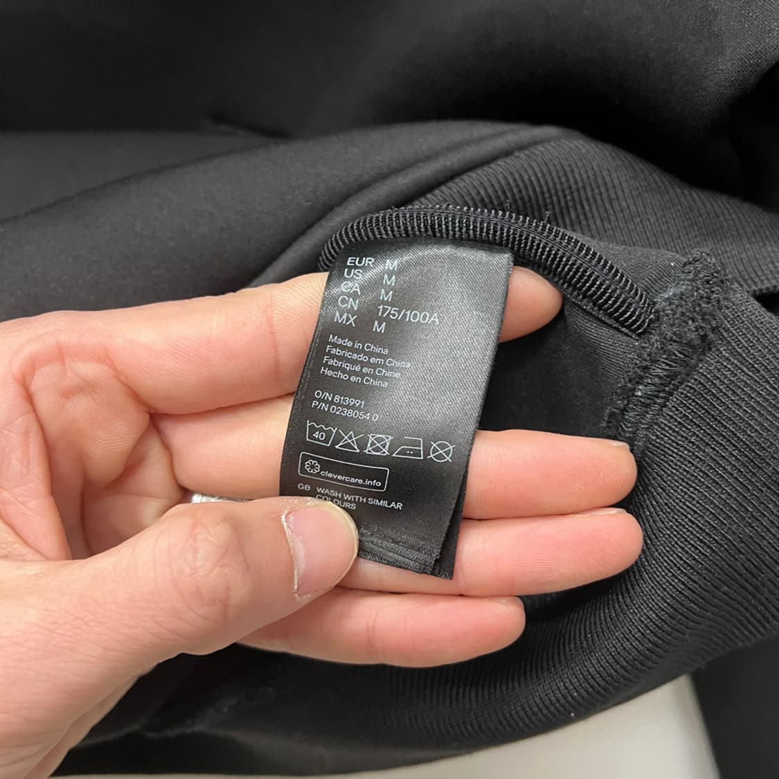 알렉산더왕 x H&M 네오프렌 후드 집업 해외 M 상품이미지4