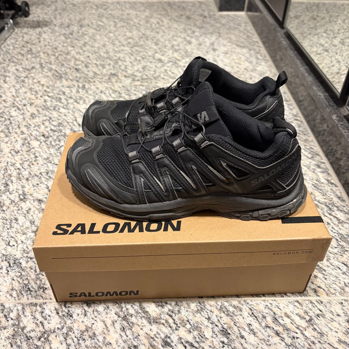 살로몬 Salomon XA 프로 Pro 3D 트래킹화 블랙 마그넷 255 상품이미지1