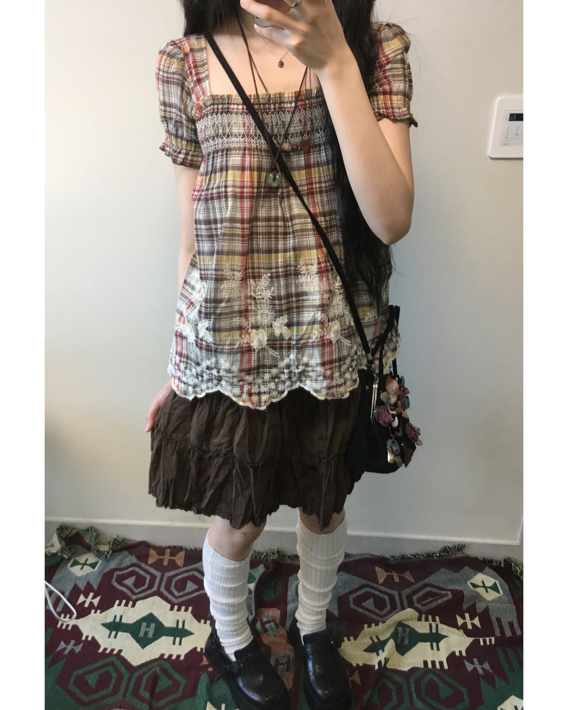 forest check girl set (3p) 상품이미지2