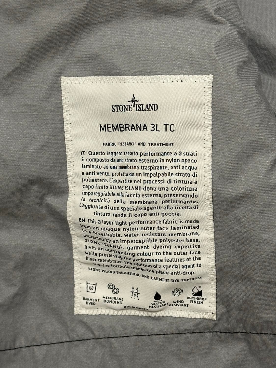 스톤아일랜드 멤브라나 자켓 22ss XXL(105-110) 국내판 상품이미지2
