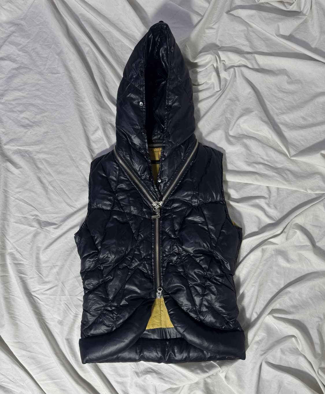 빈티지 입체 퀼팅 다운 베스트 y2k lgb goa 상품이미지2