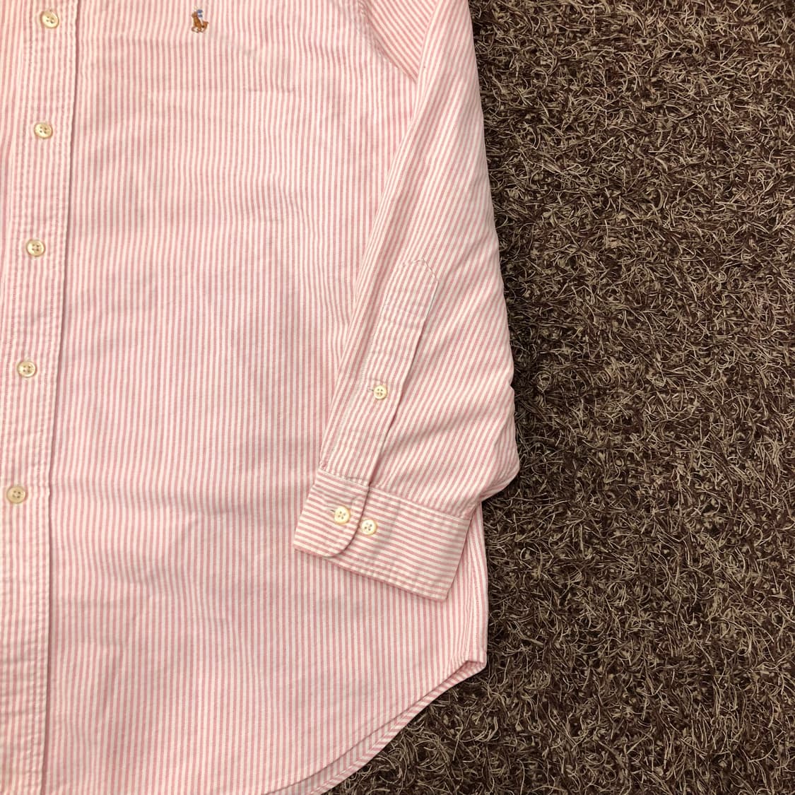 폴로 랄프로렌 핑크 스트라이프 셔츠 상품이미지3