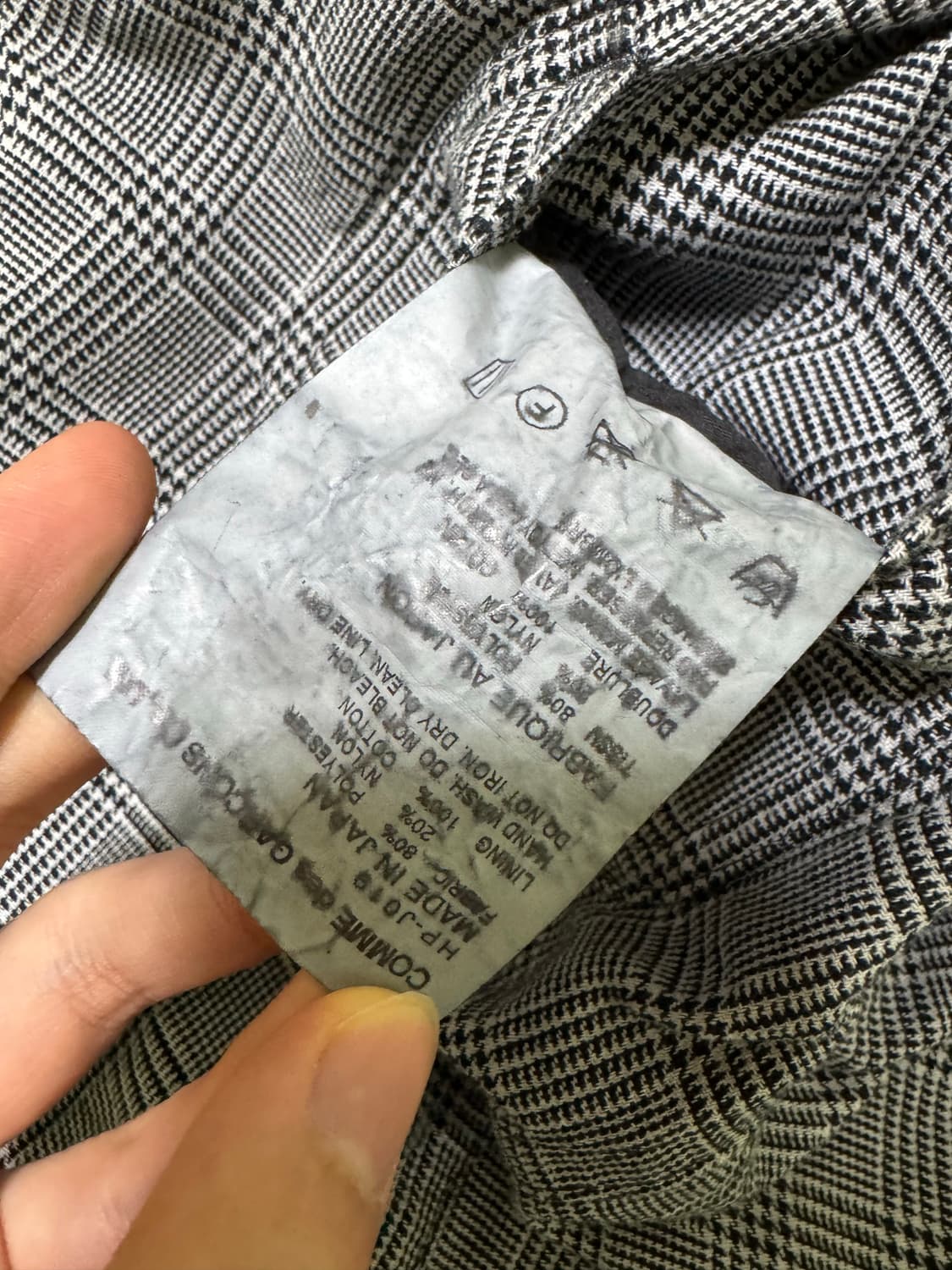 Comme des garcons homme 스탠 카라 자켓s 상품이미지8