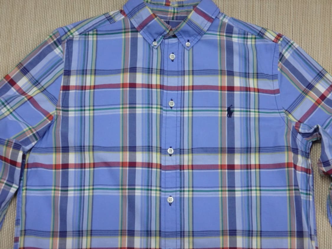 XL(18-20) 폴로랄프로렌 마드라스 체크 면 셔츠 상품이미지3