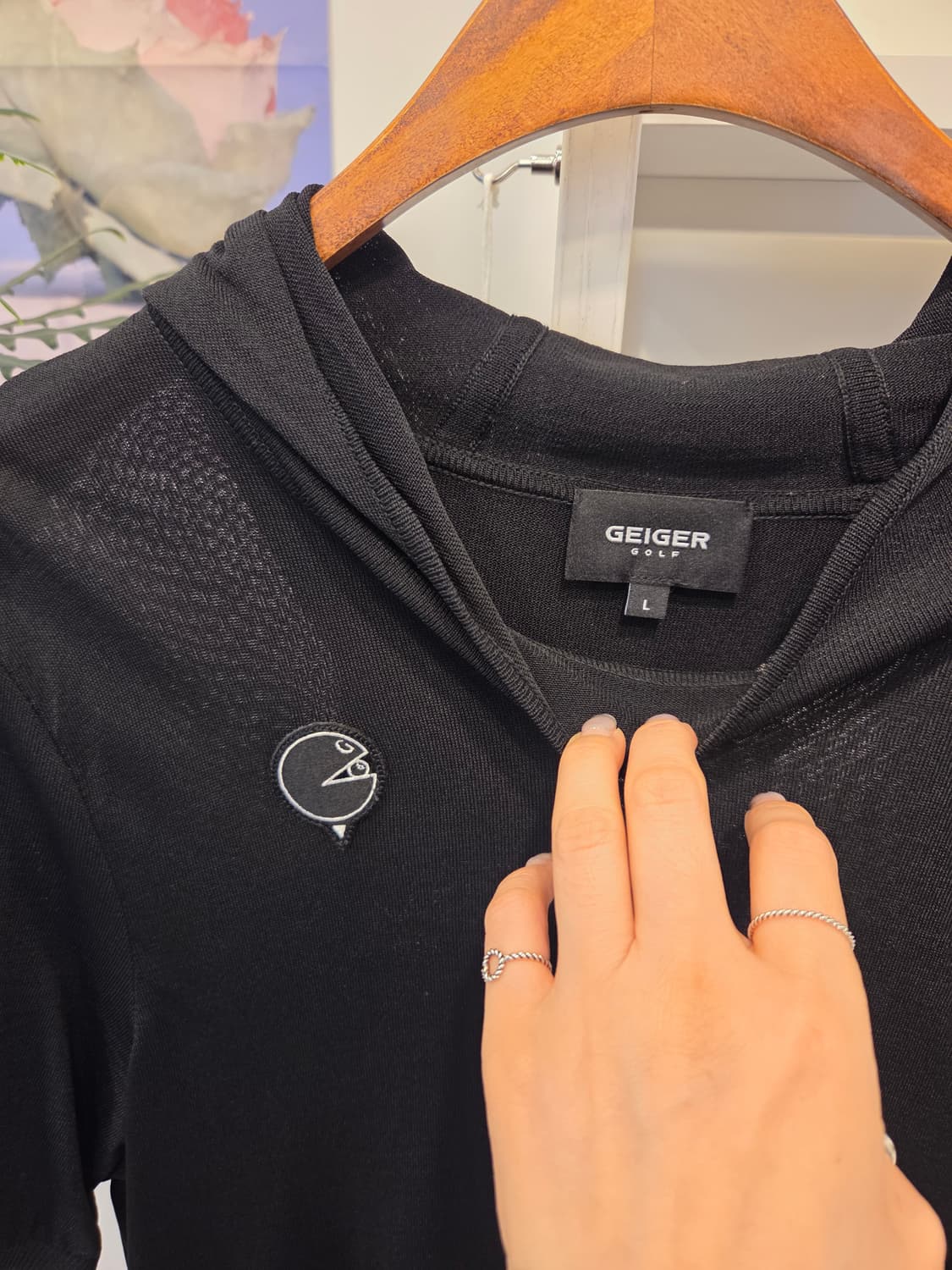 가이거 골프 니트 후드티 상품이미지2