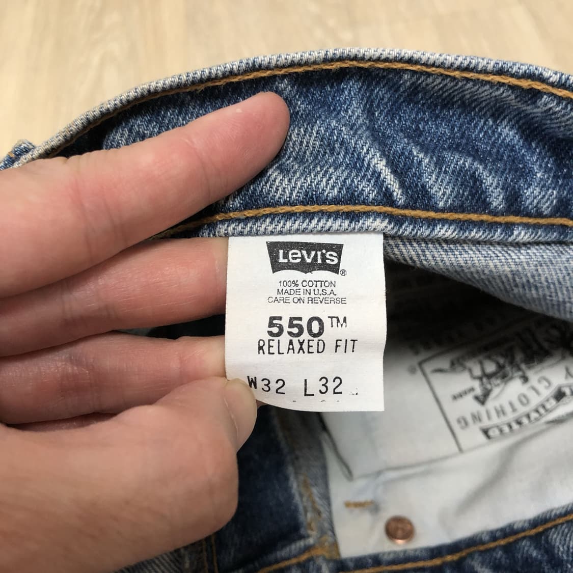 (31) 90's 리바이스 Levi's 미국제 550 릴렉스드핏 데님 상품이미지6