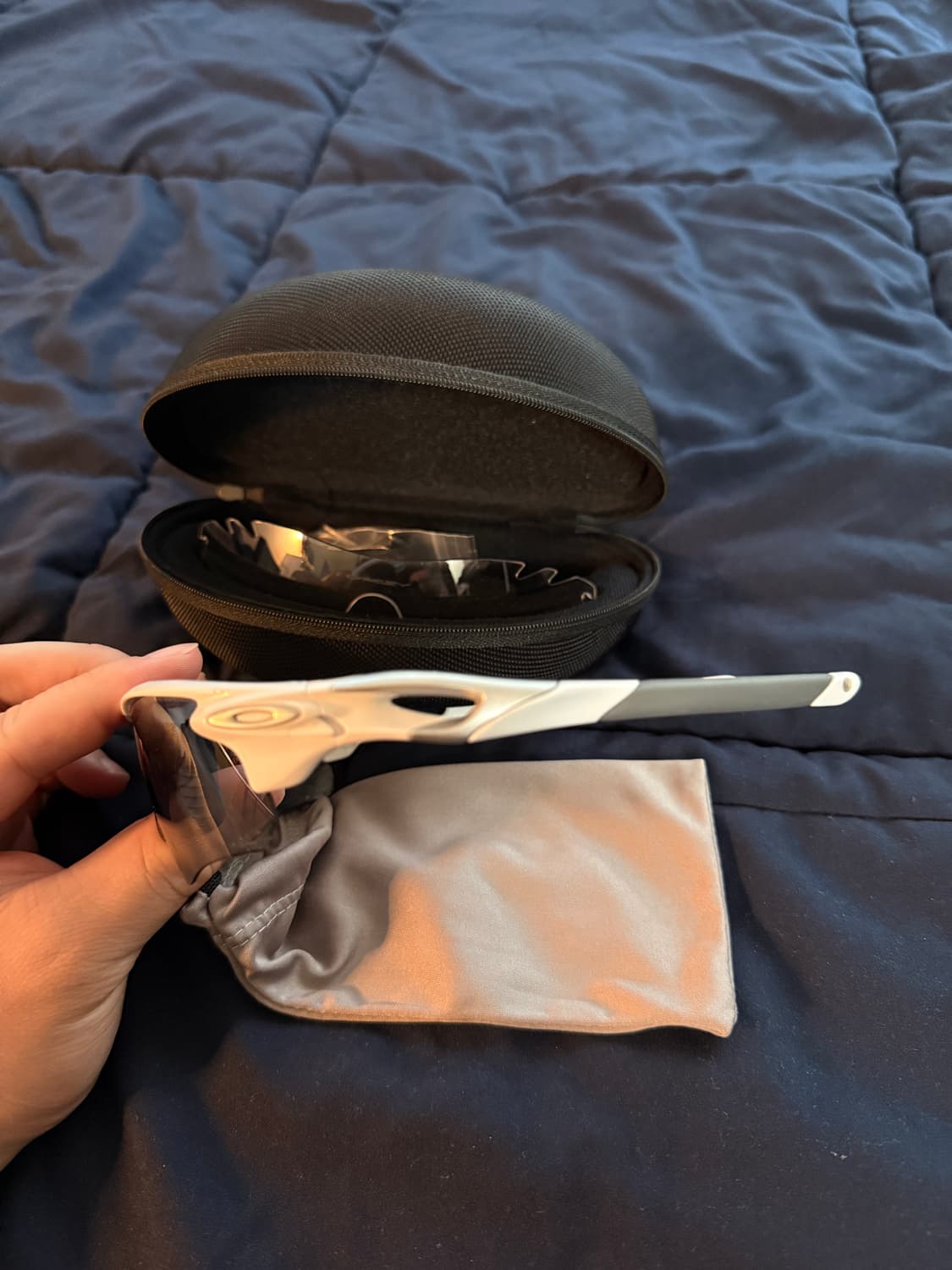 오클리 레이다락 화이트 그레이 상품이미지5