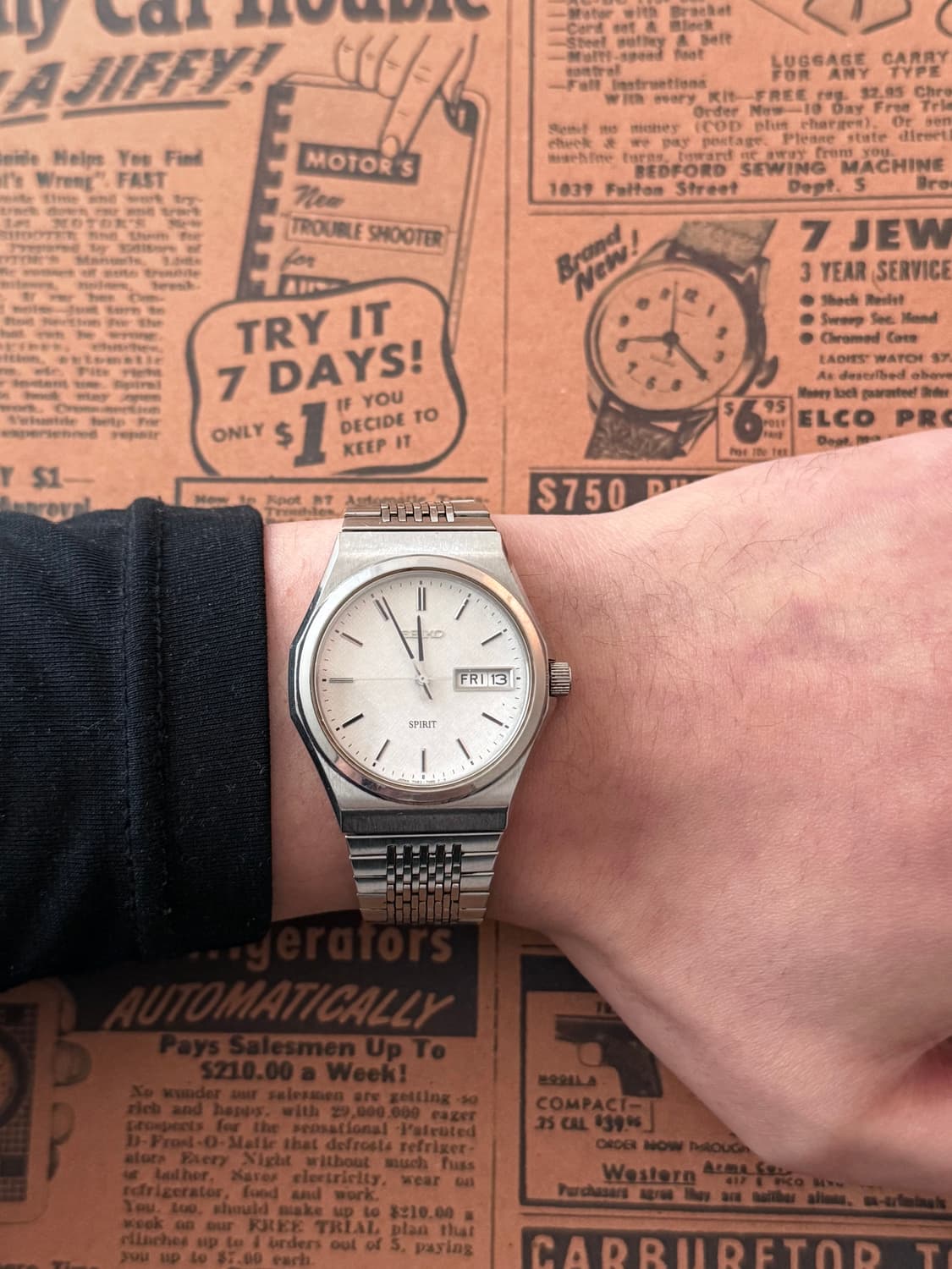 세이코 Seiko 스피릿 쿼츠 데이 데이트 상품이미지4