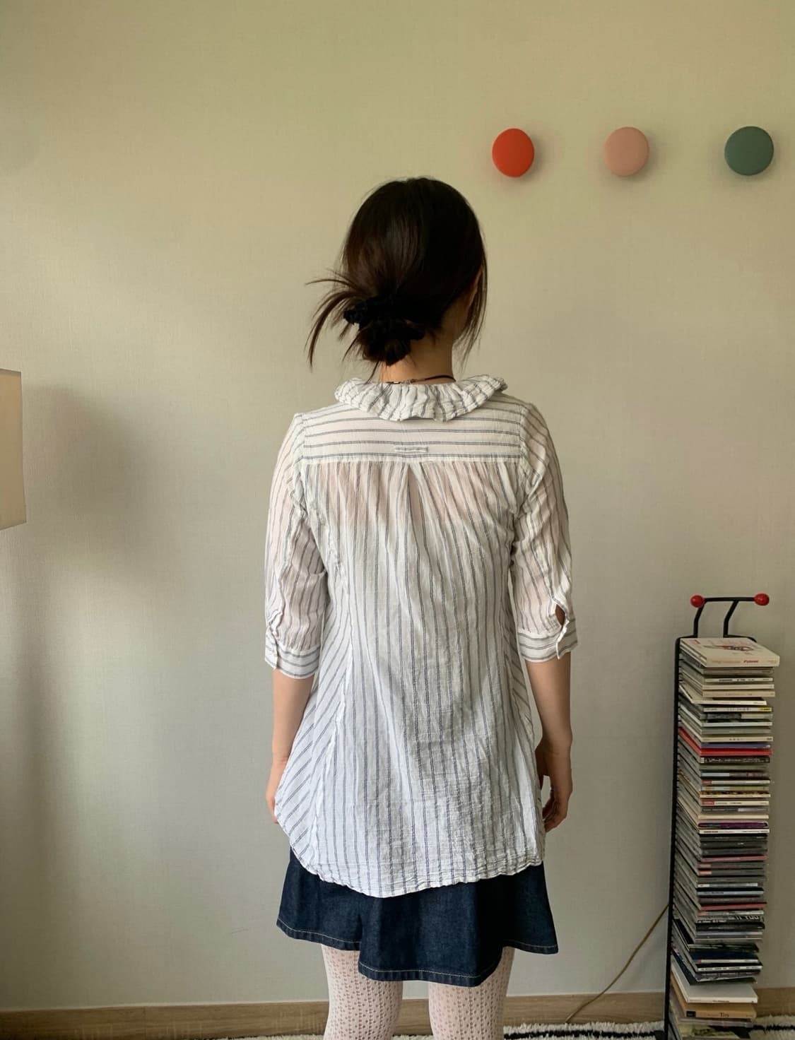 mb lucas cachette, frill blouse 상품이미지5