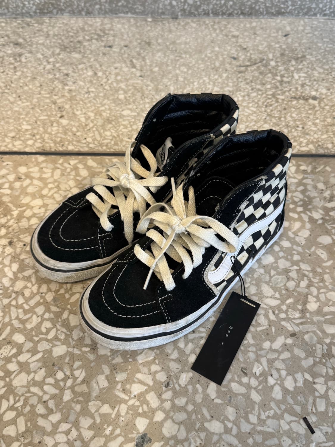 Vans Sk8-Hi Checkerboard 상품이미지1