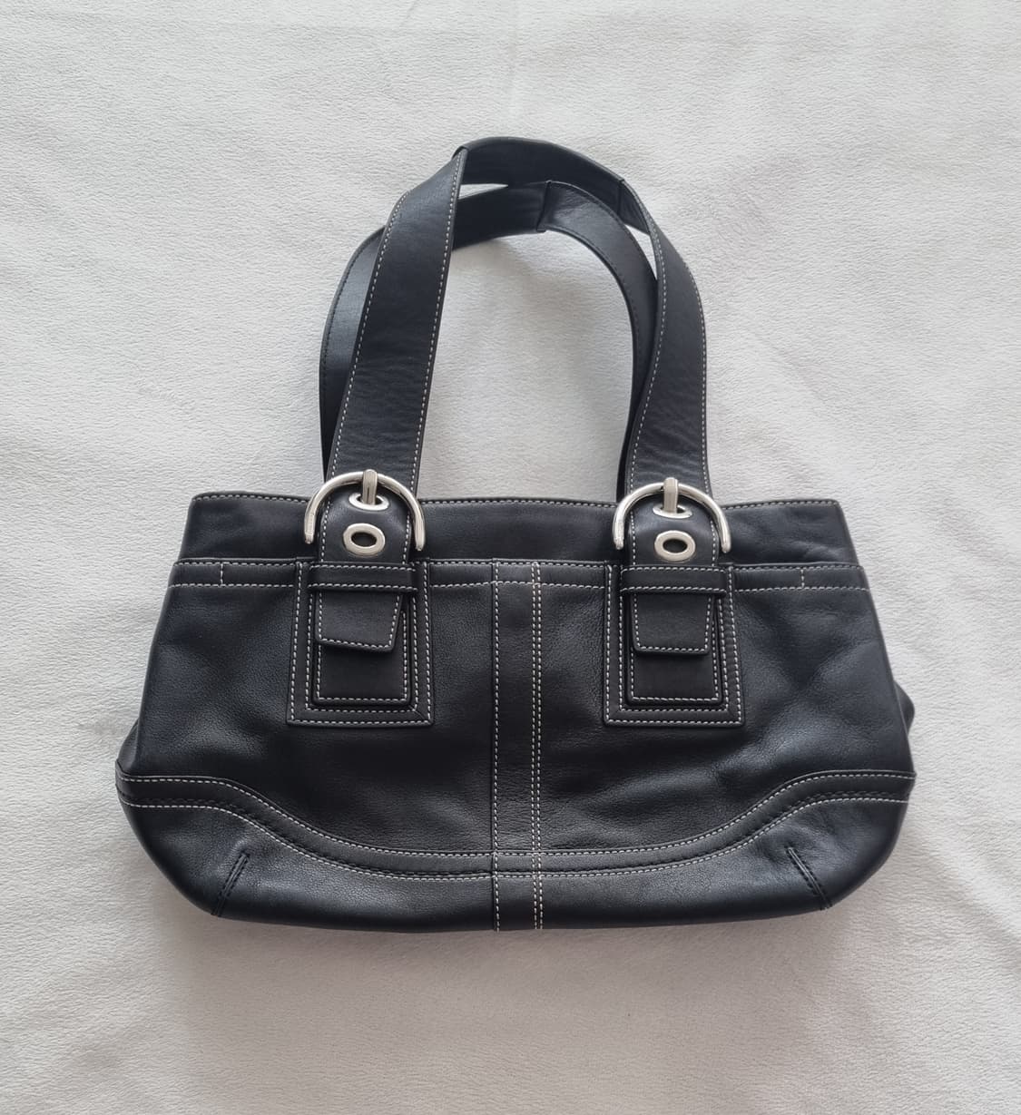 빈티지 코치 블랙 숄더백 상품이미지1