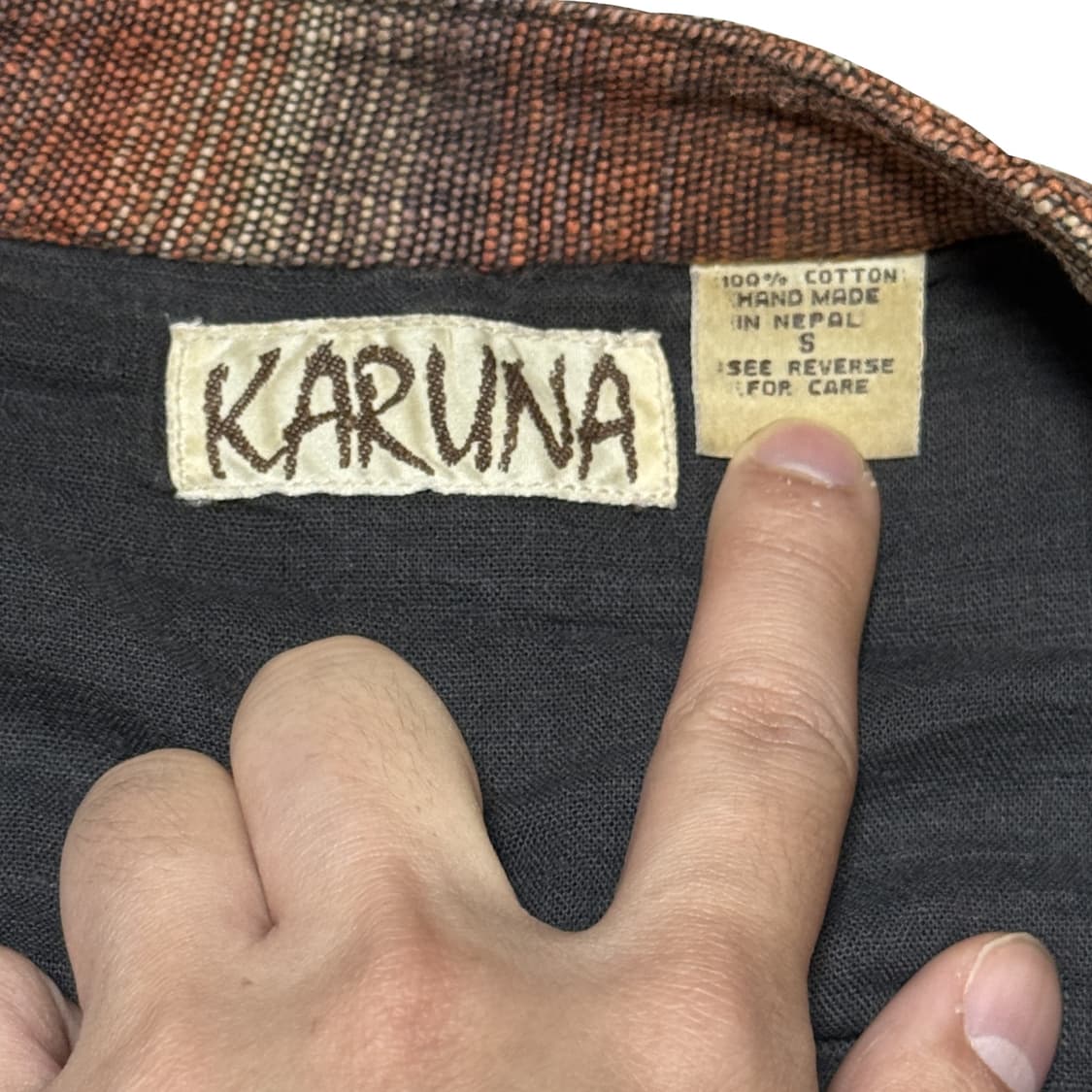 Karuna 네팔 빈티지 차이나 자켓 상품이미지2