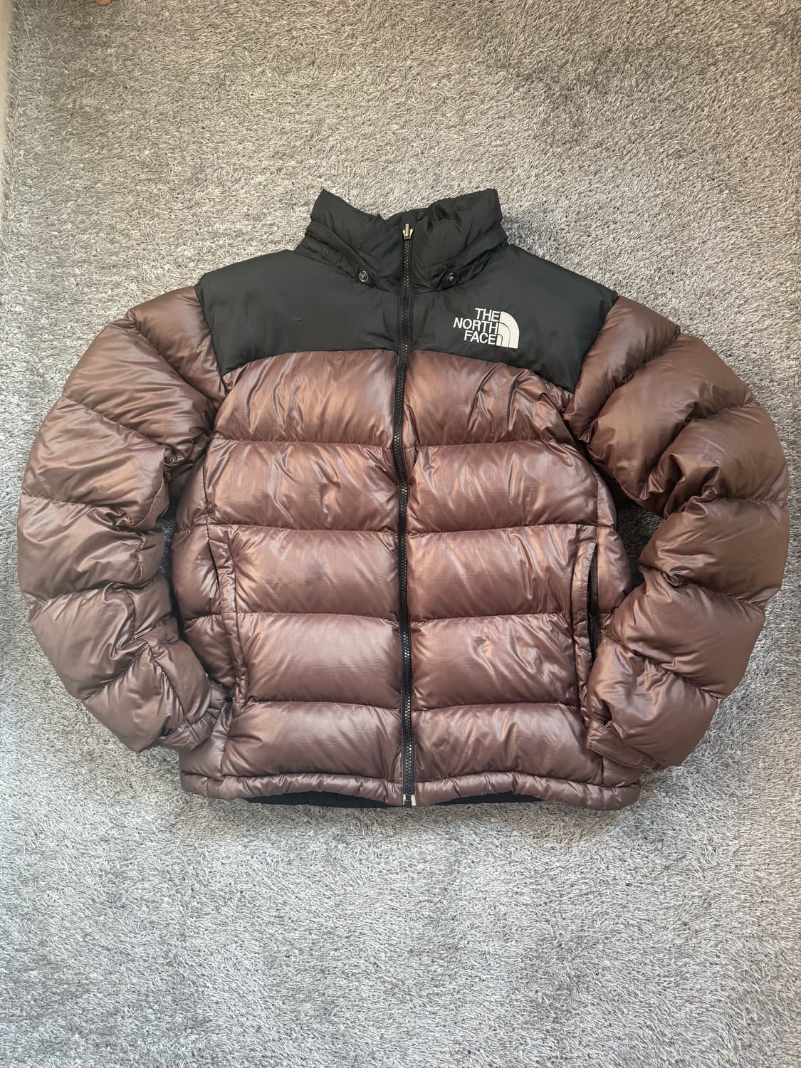 노스페이스 눕시 브라운 덕다운 자켓 상품이미지1