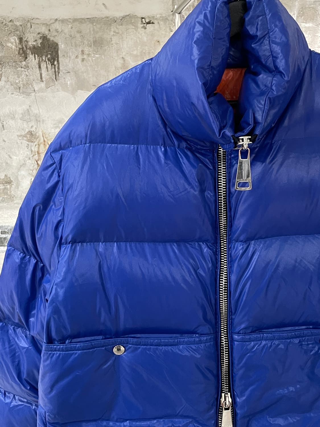 크리스조이 로얄 블루 투 웨이 집업 푸퍼 자켓 상품이미지2