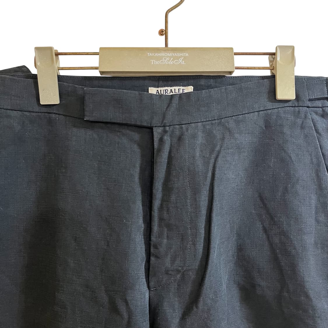 [3] Auralee 오라리 워시드 린넨 슬랙스 팬츠 상품이미지2