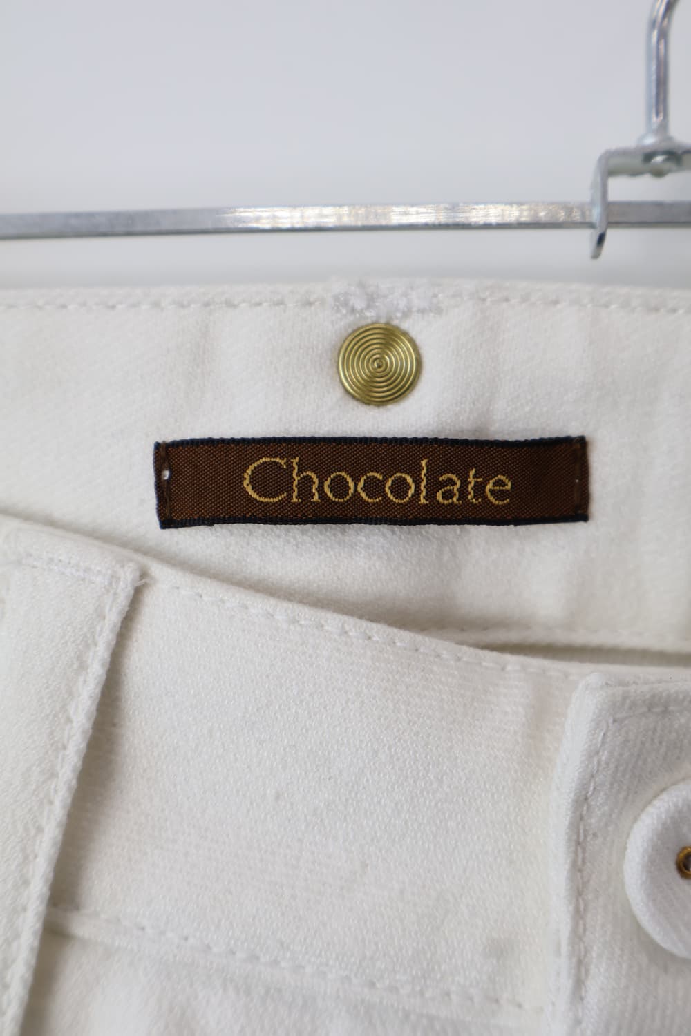 'Chocolate' White Capri Pants 상품이미지7