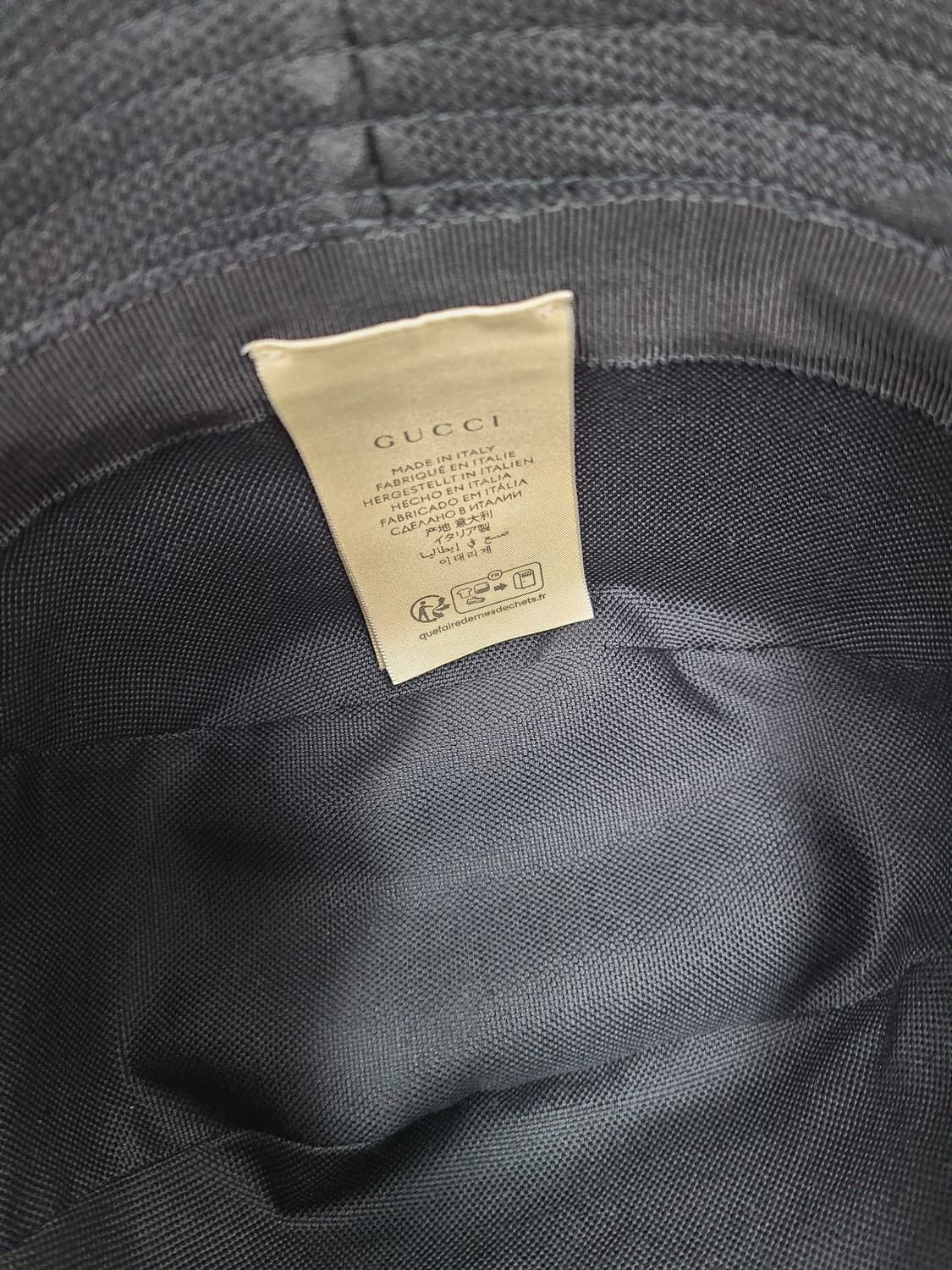 구찌 GG로고 버킷햇 사이즈M 상품이미지4