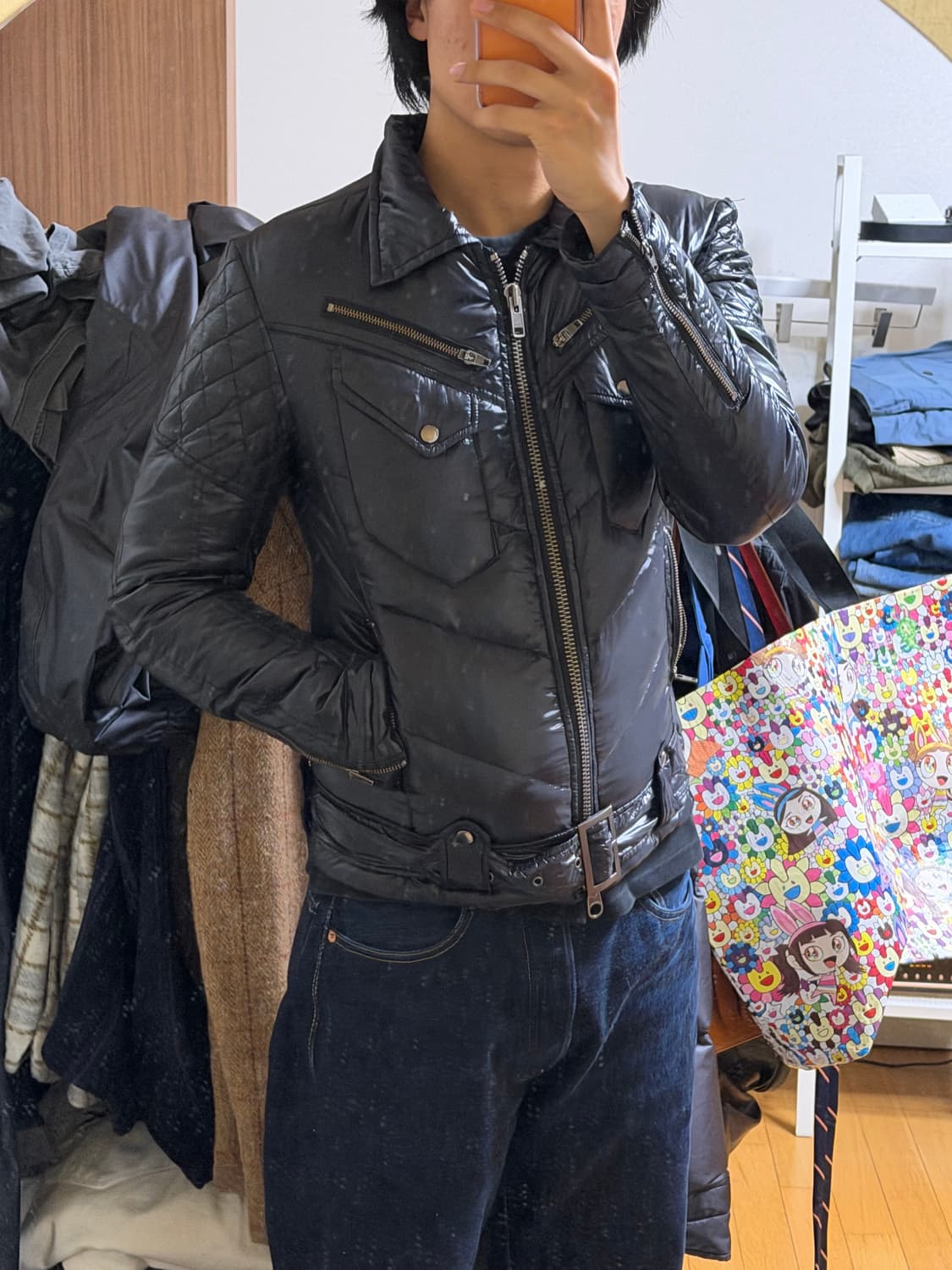 Jack Rose 잭로즈 바이커 덕다운 푸퍼 자켓 상품이미지1