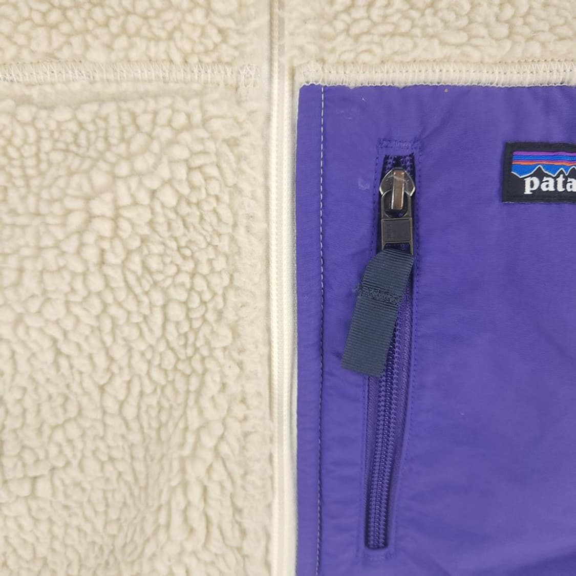 [여S]파타고니아 베이지 플리스 조끼[Y61-072] 상품이미지4