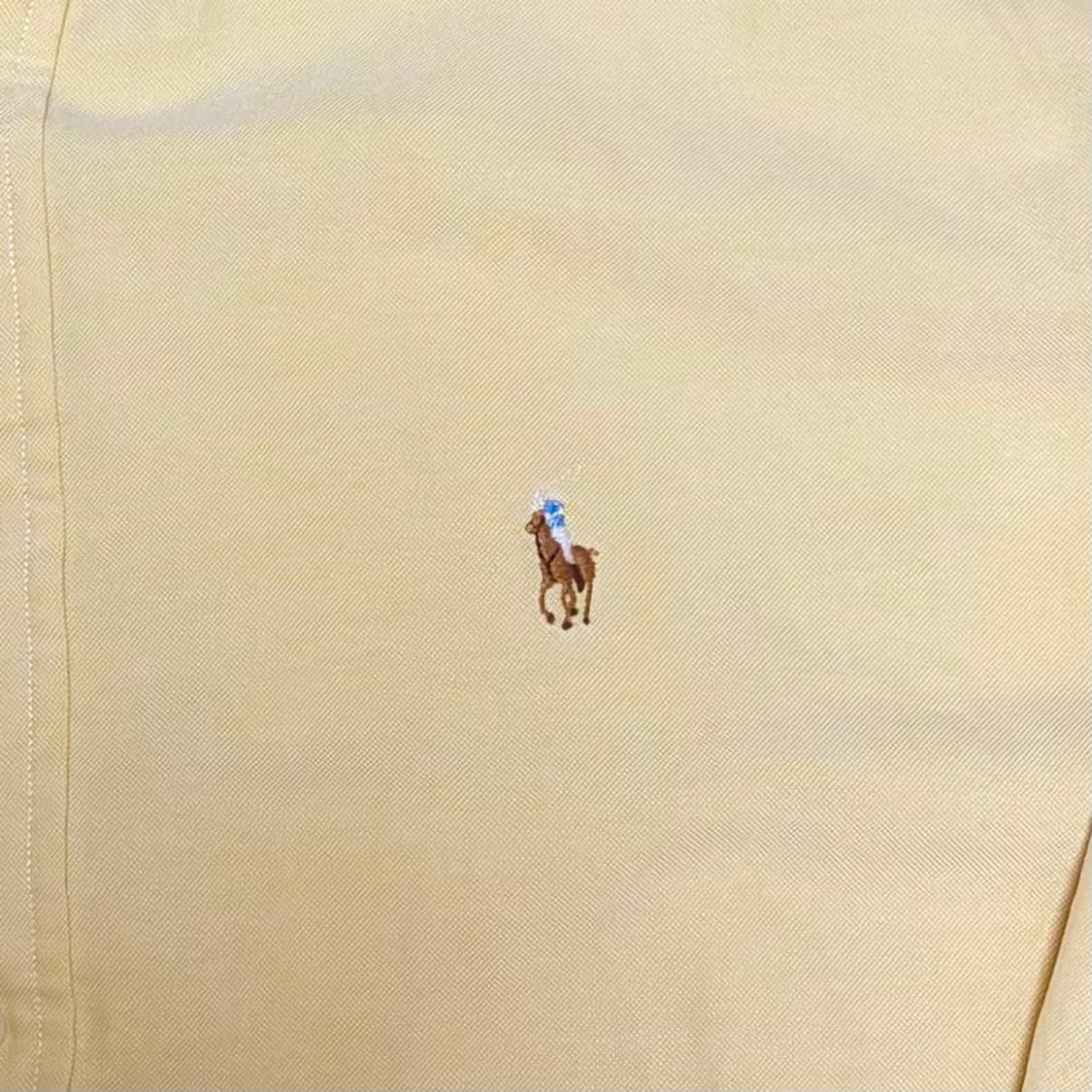[Polo | 2XL] 폴로 옐로우 코튼 셔츠 상품이미지4