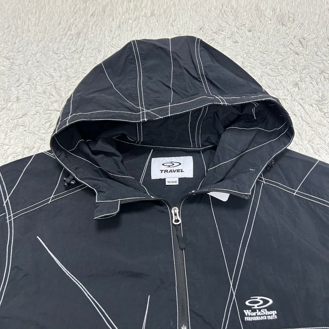 Travel Black Stitch Anorak 상품이미지5