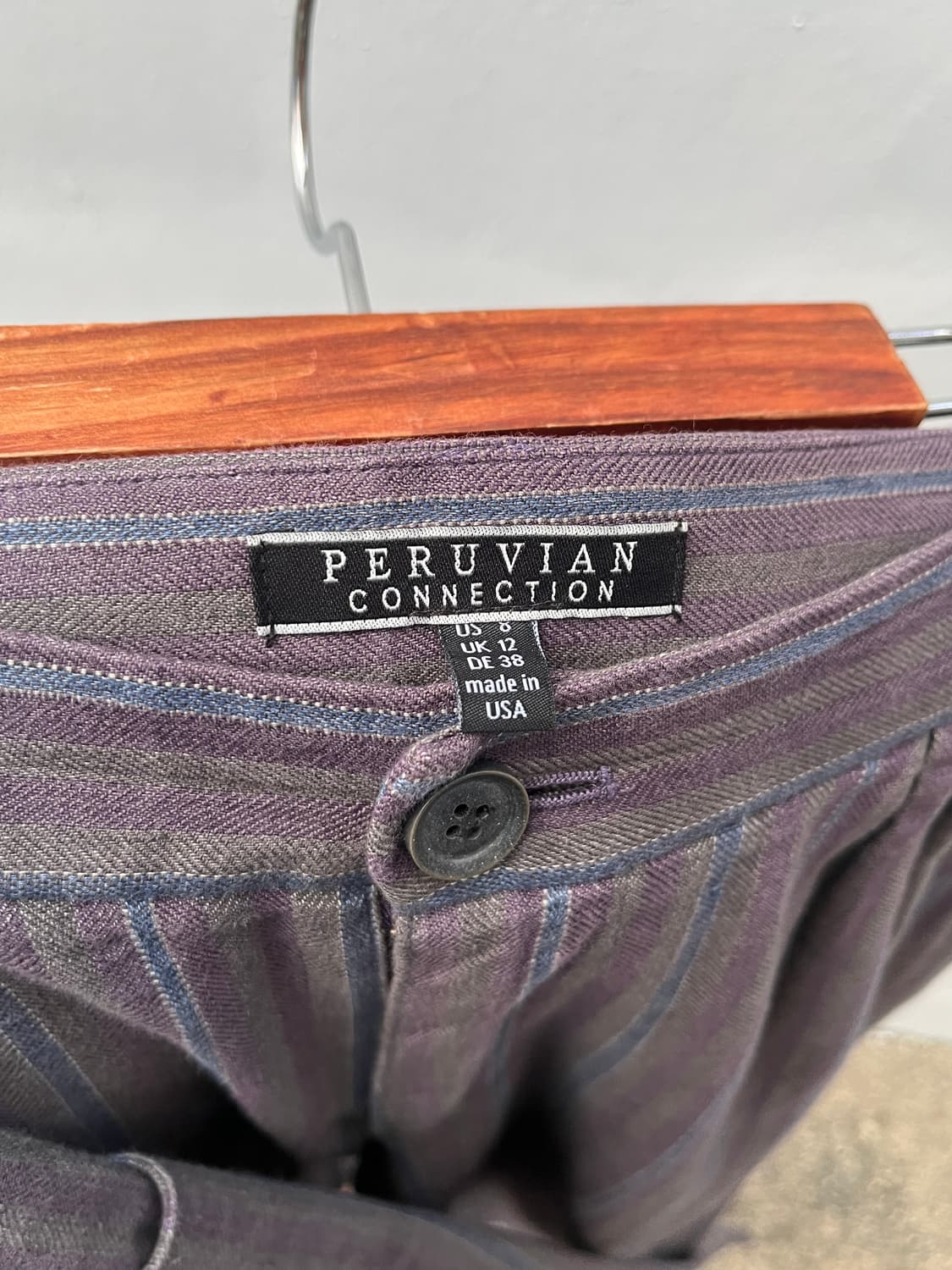 Peruvian Connection 스트라이프 팬츠 상품이미지3