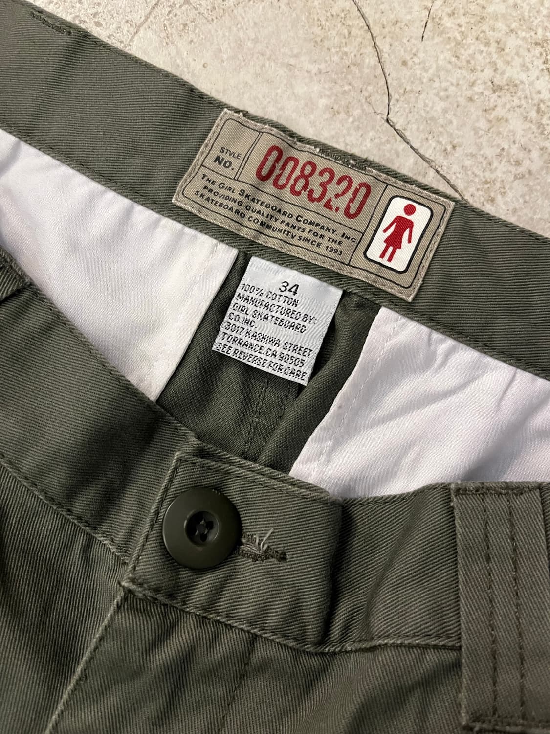 빈티지 00s 걸스케이트 카고 상품이미지5